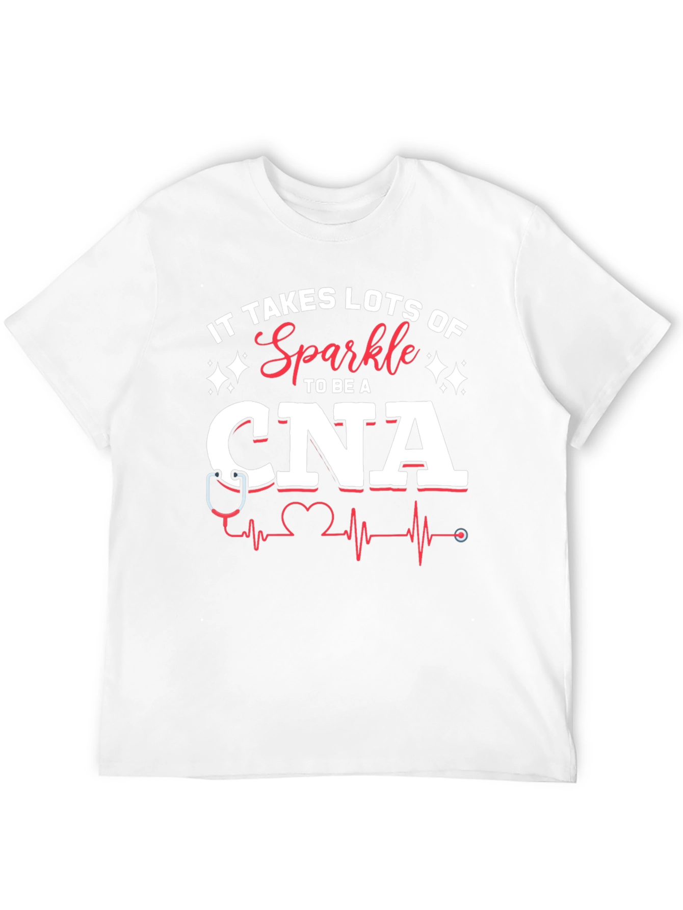 Sparkle CNA T-Shirt - Certified Nursing Assistant Apparel