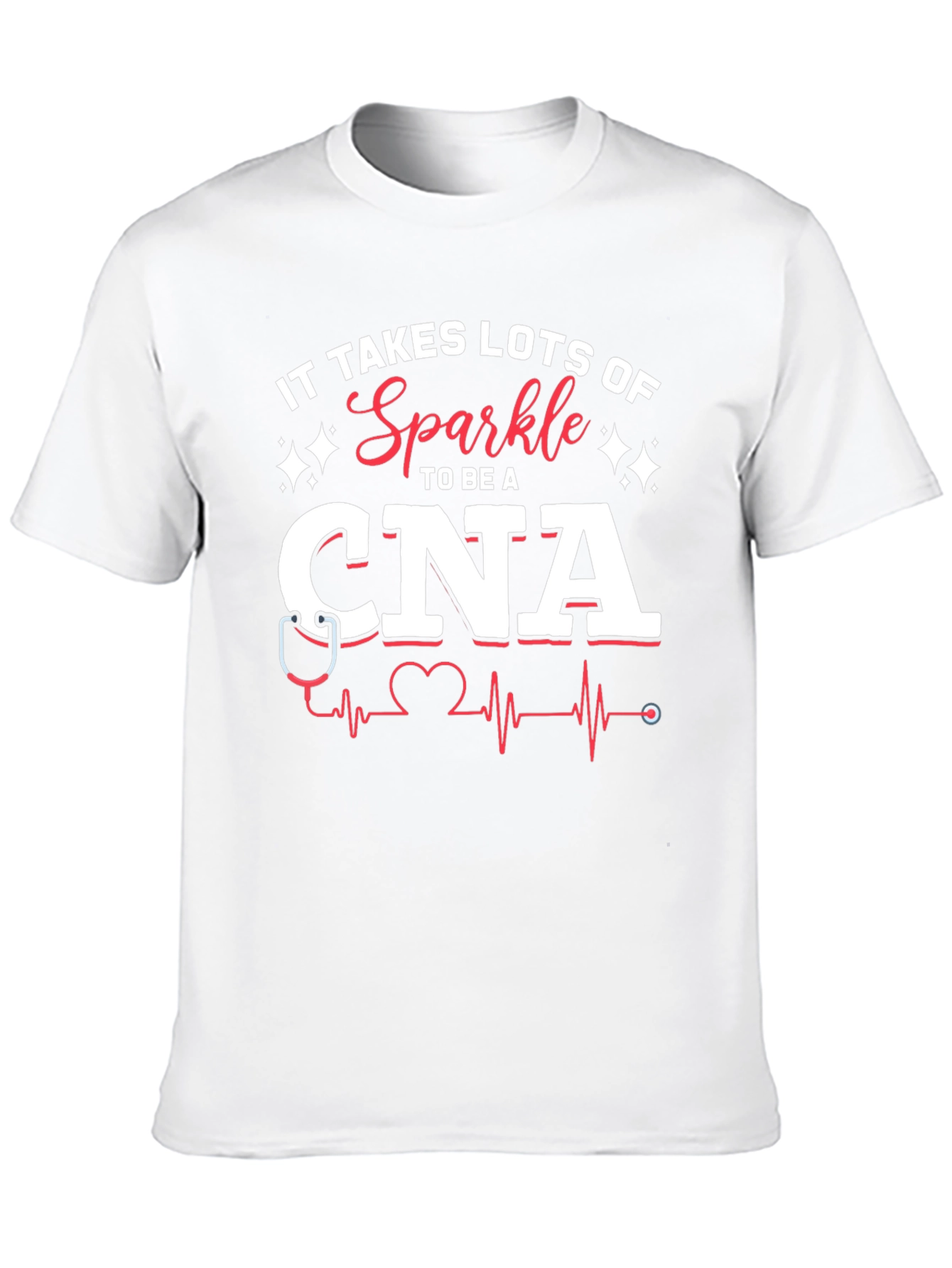 Sparkle CNA T-Shirt - Certified Nursing Assistant Apparel