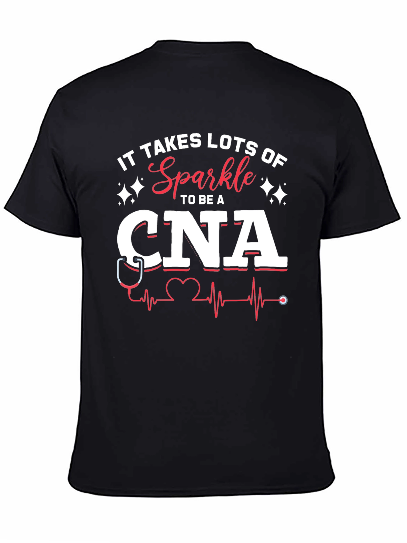 Sparkle CNA T-Shirt - Certified Nursing Assistant Apparel