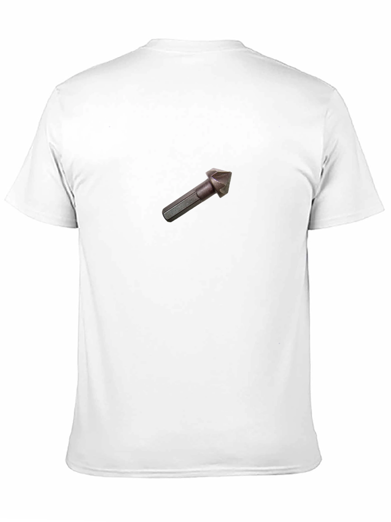 Black Tee Shirt - Drill Bit Design