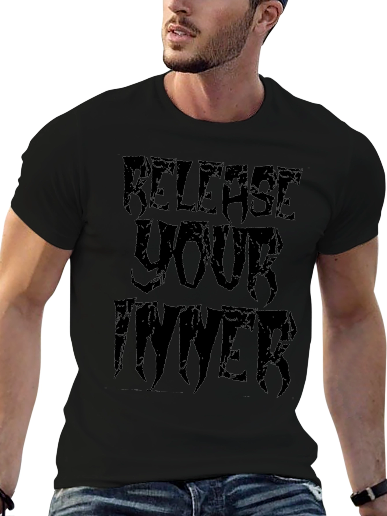 Release Your Inner Black Graphic Tee