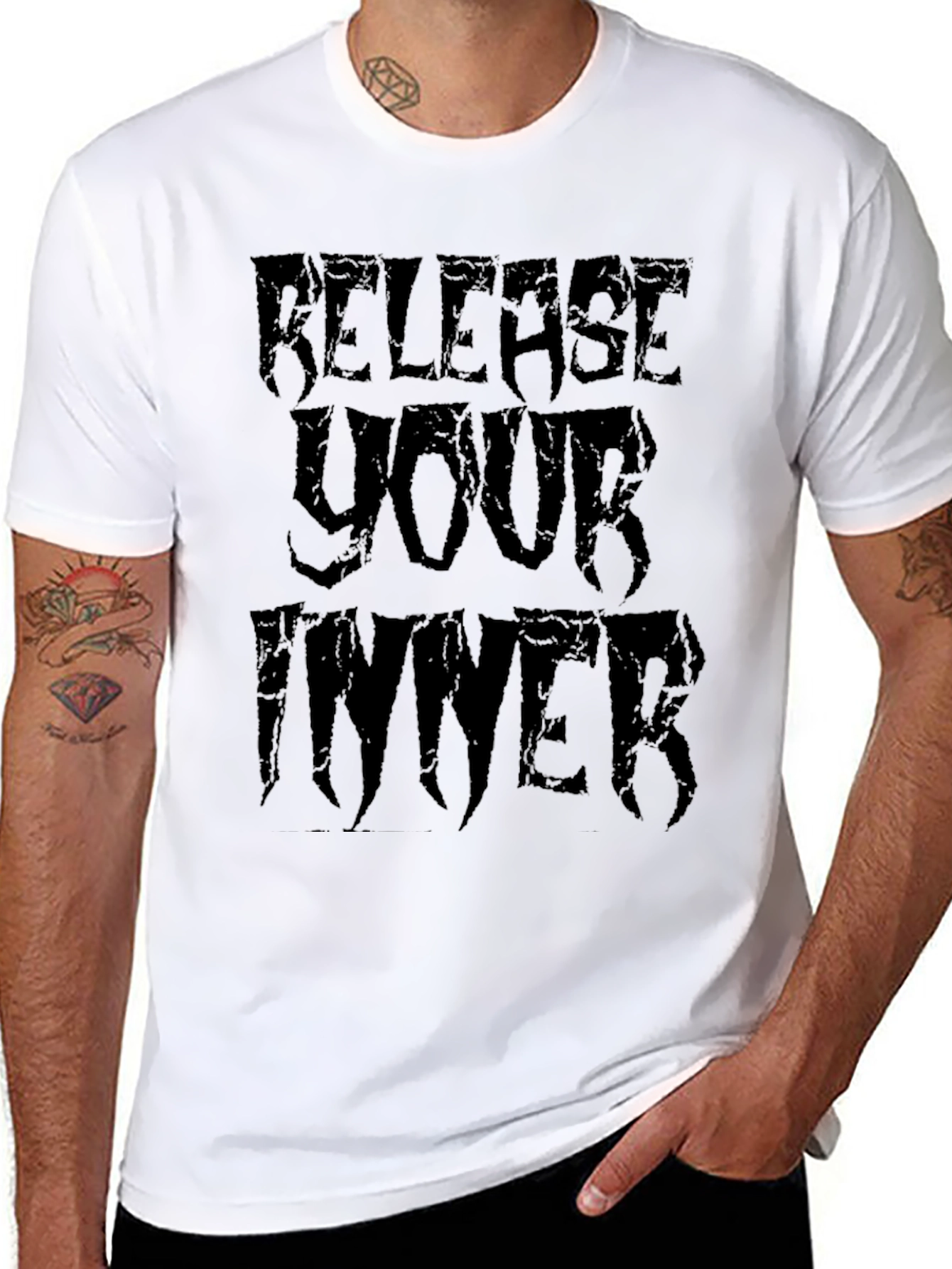 Release Your Inner Black Graphic Tee