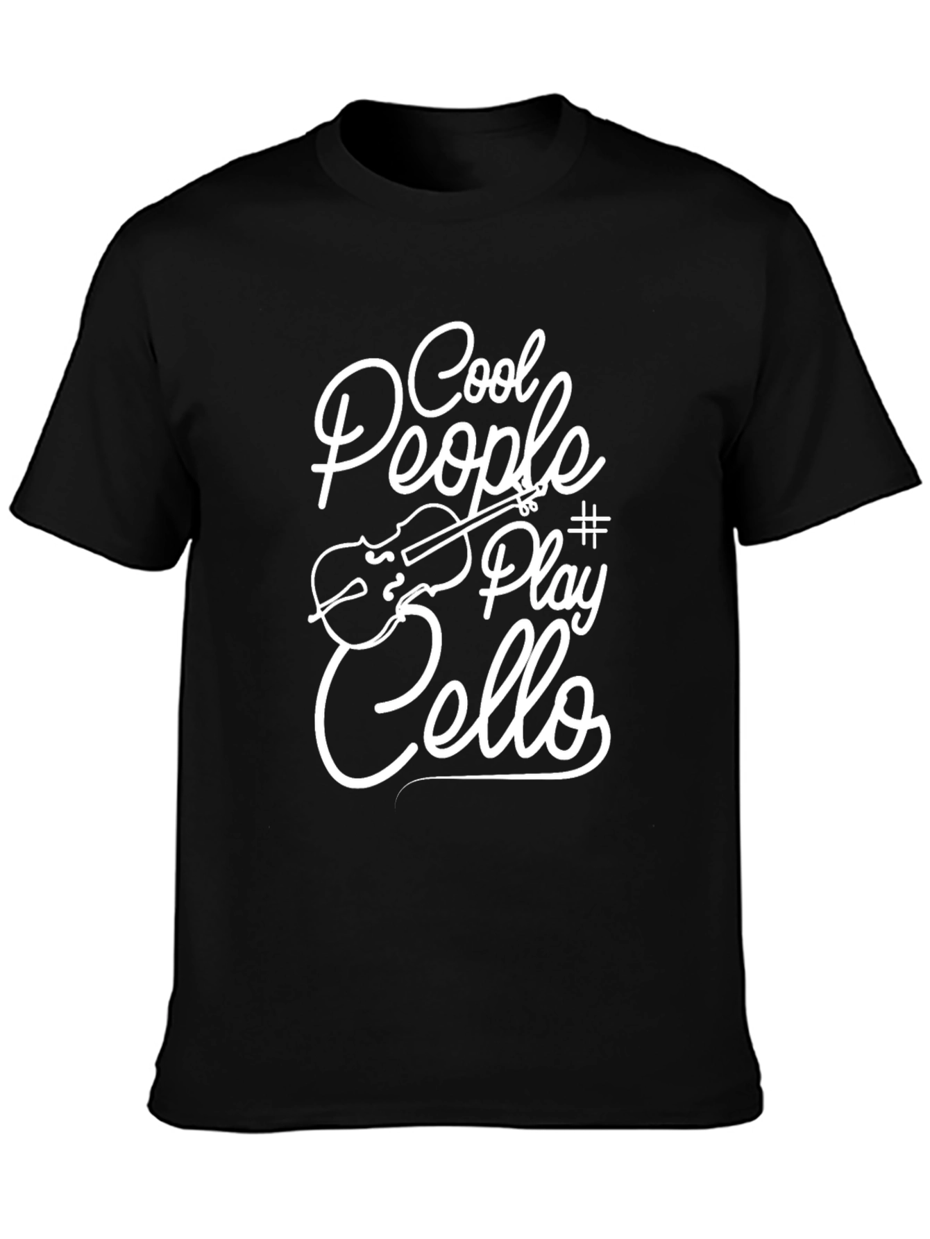 Cool People Play Cello Graphic Tee
