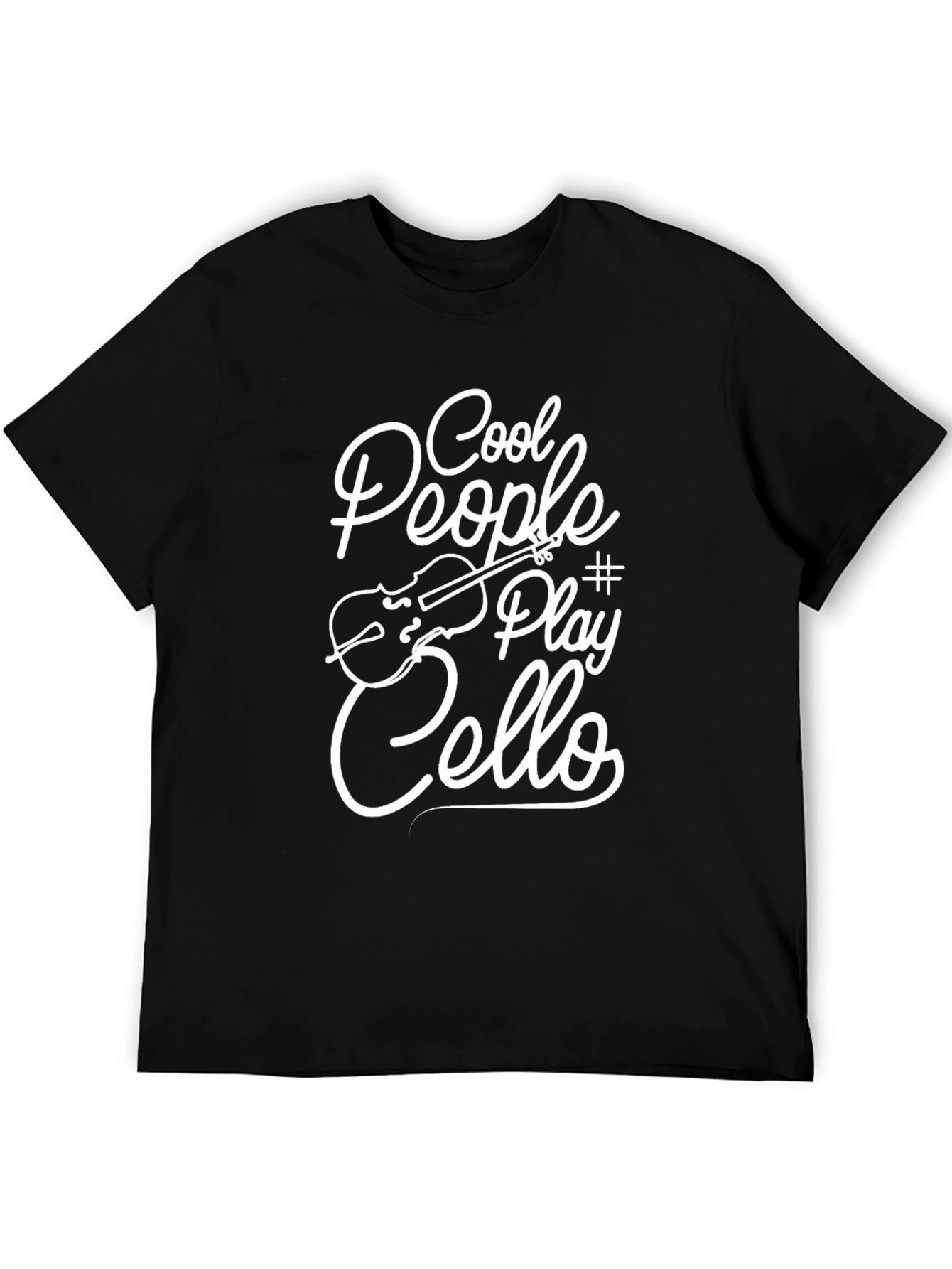 Cool People Play Cello Graphic Tee