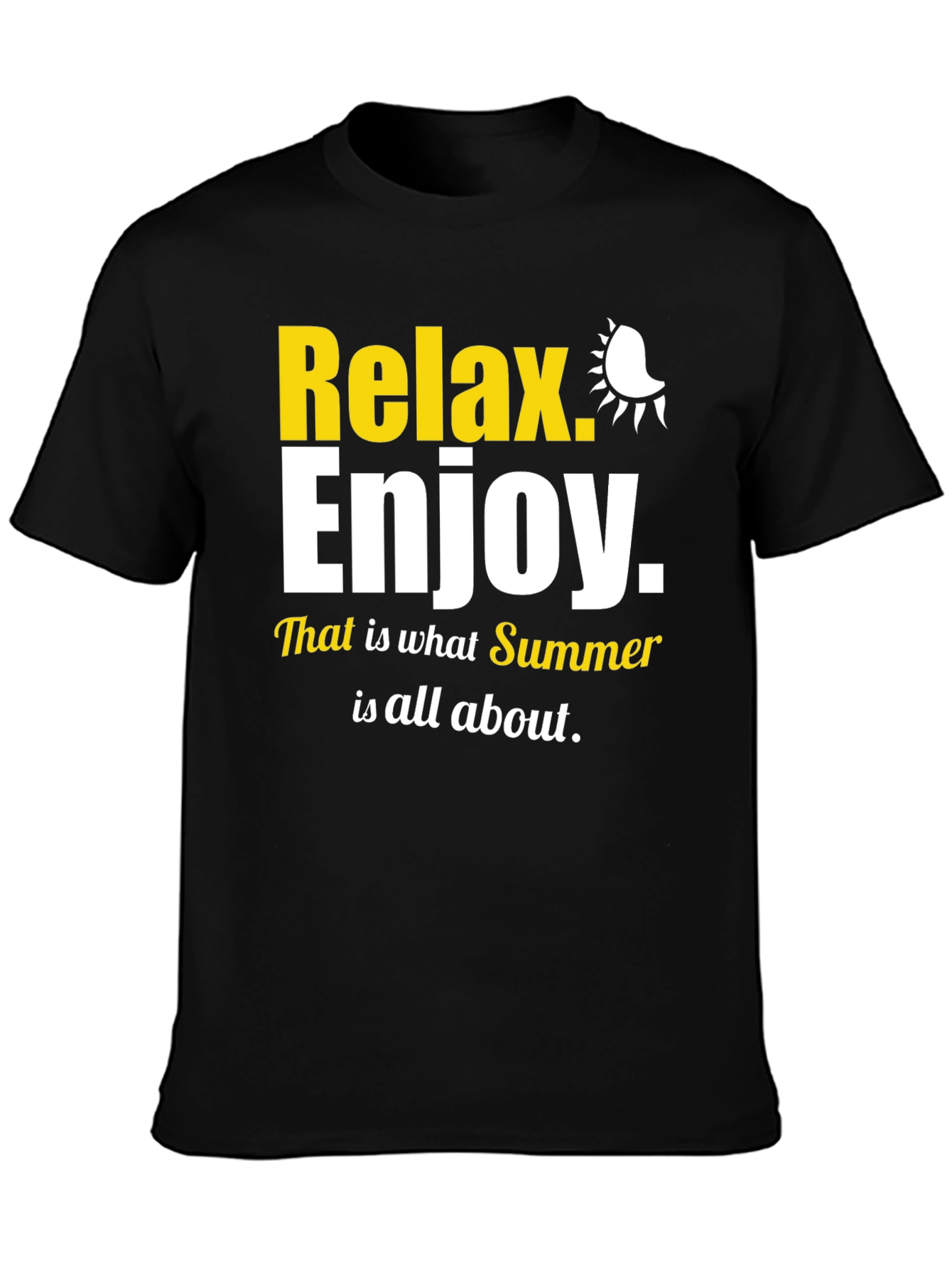 Relax Enjoy Summer Graphic T-Shirt