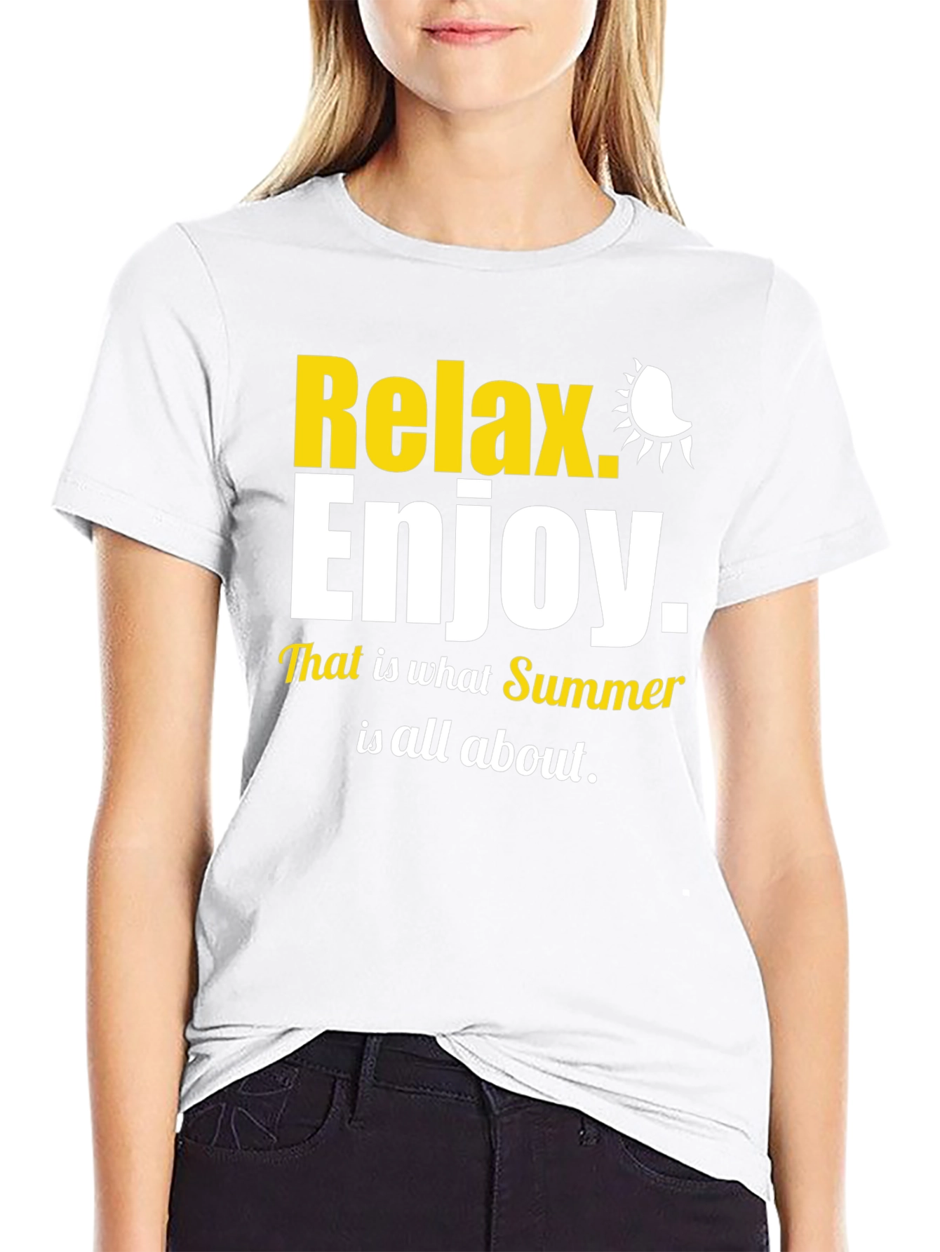 Relax Enjoy Summer Graphic T-Shirt