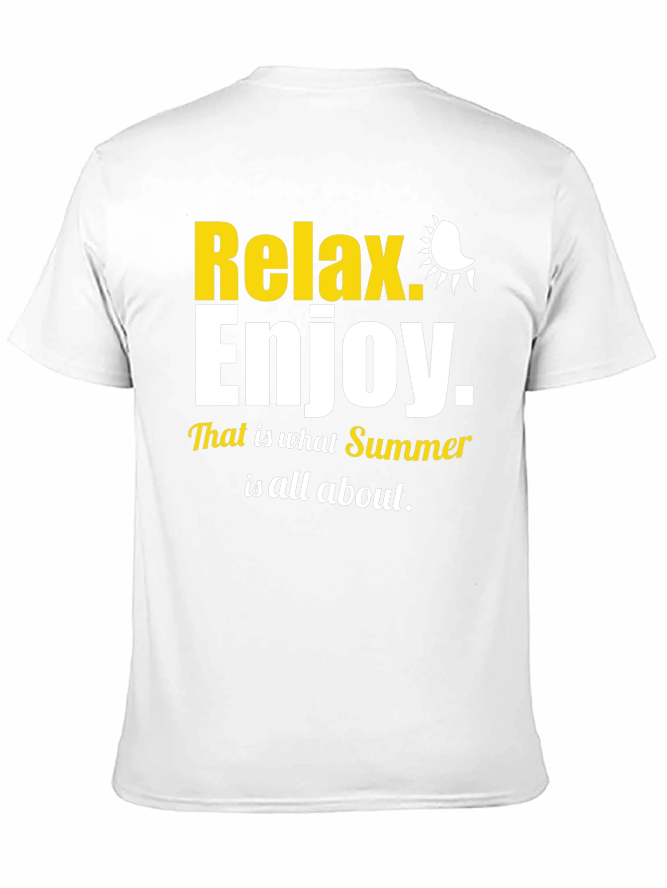 Relax Enjoy Summer Graphic T-Shirt