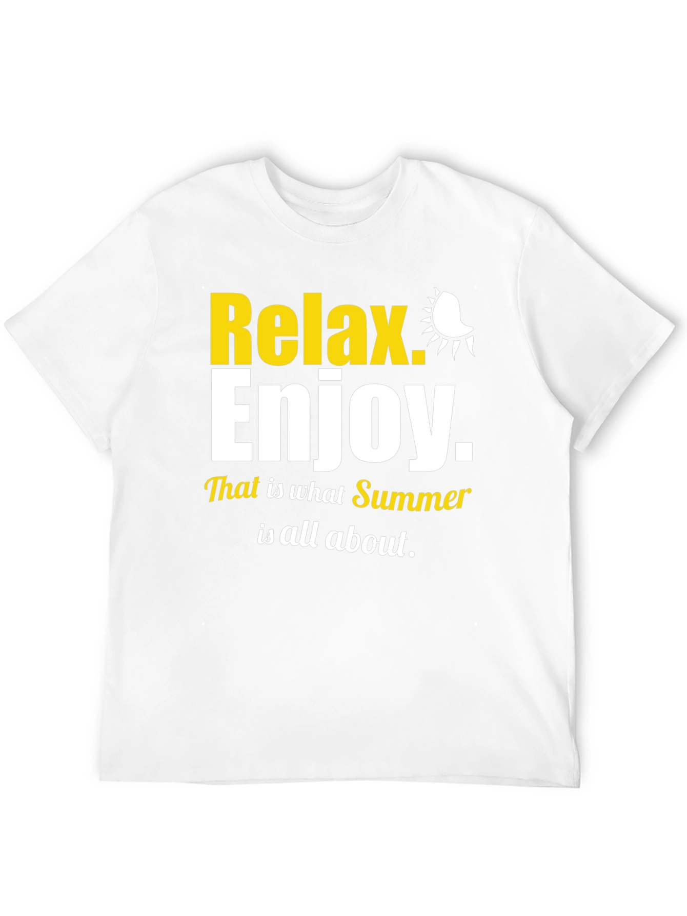 Relax Enjoy Summer Graphic T-Shirt