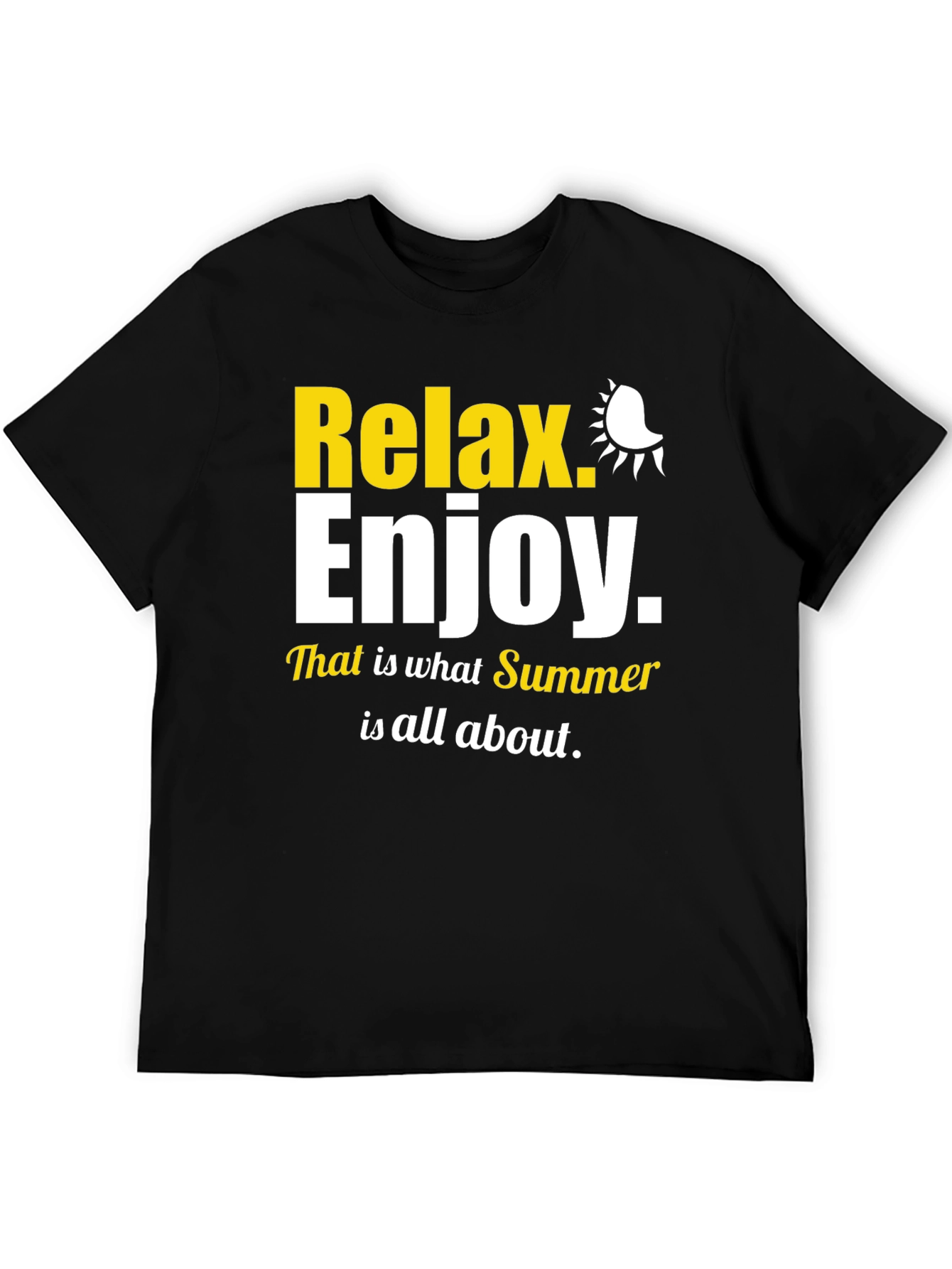 Relax Enjoy Summer Graphic T-Shirt