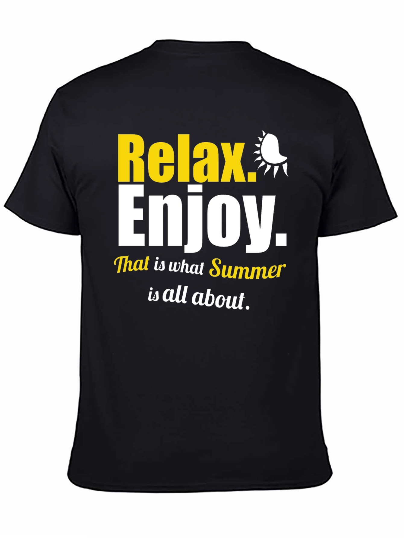Relax Enjoy Summer Graphic T-Shirt