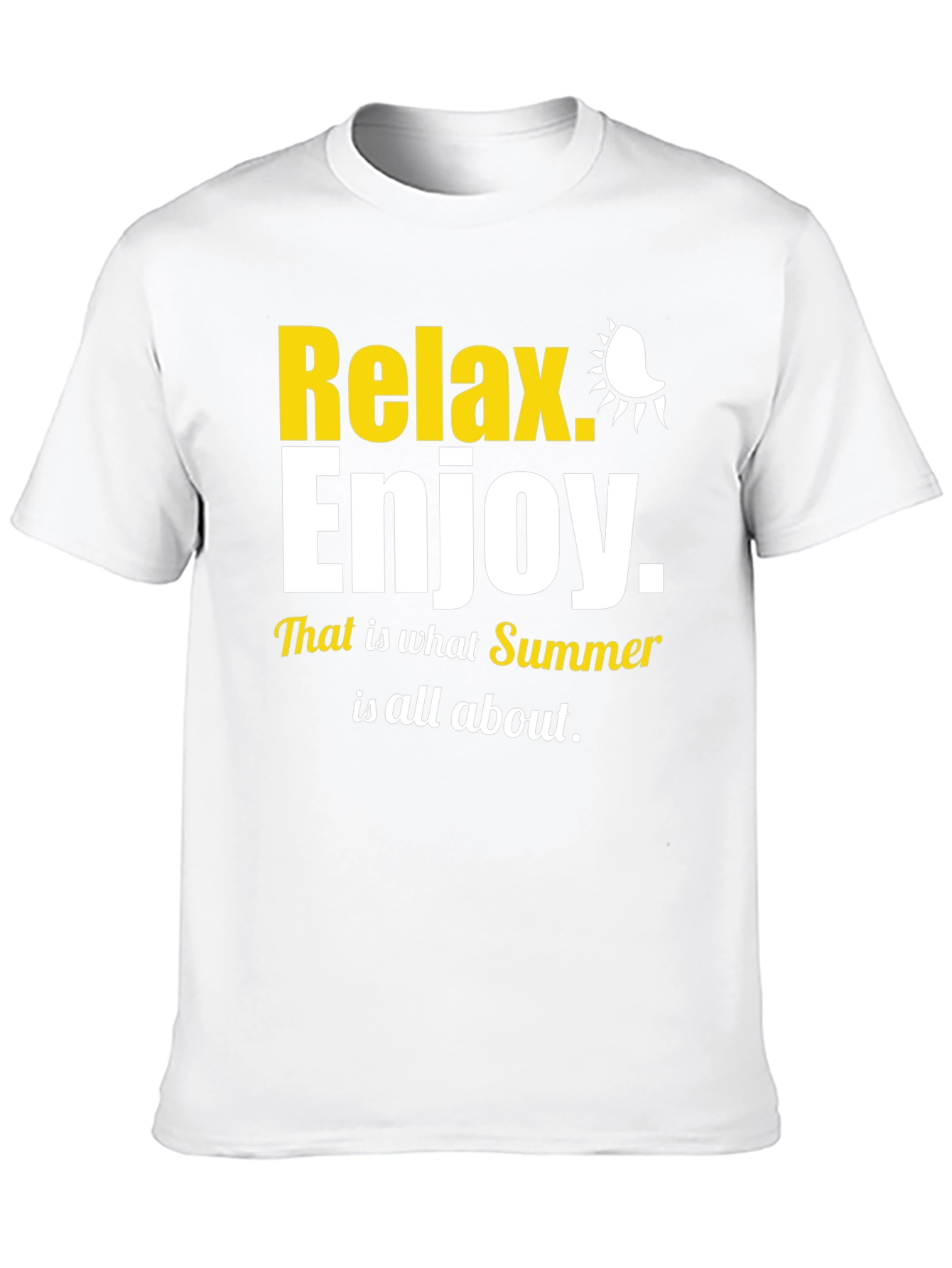 Relax Enjoy Summer Graphic T-Shirt