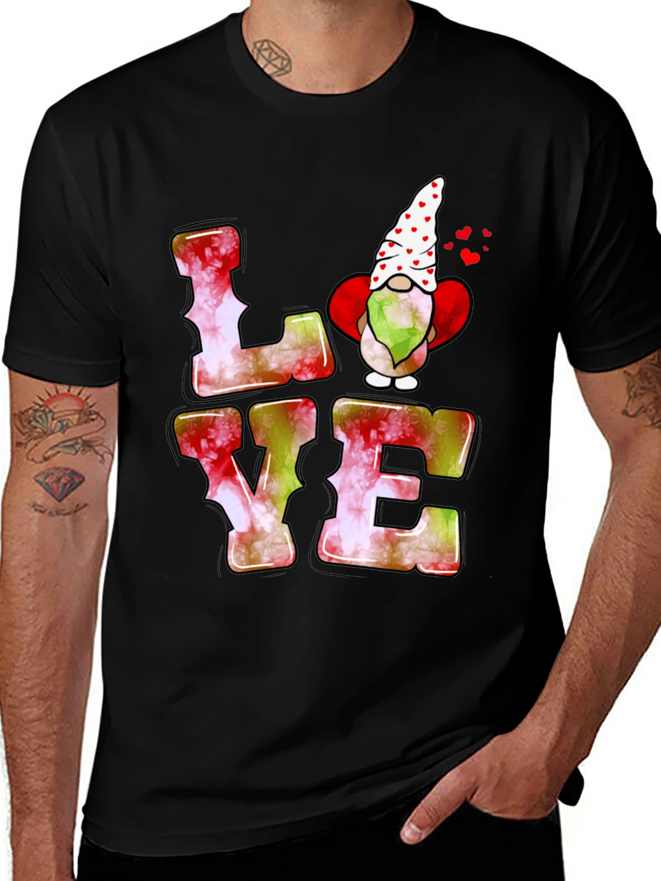 LOVE Gnome T-Shirt - Valentines Day Apparel