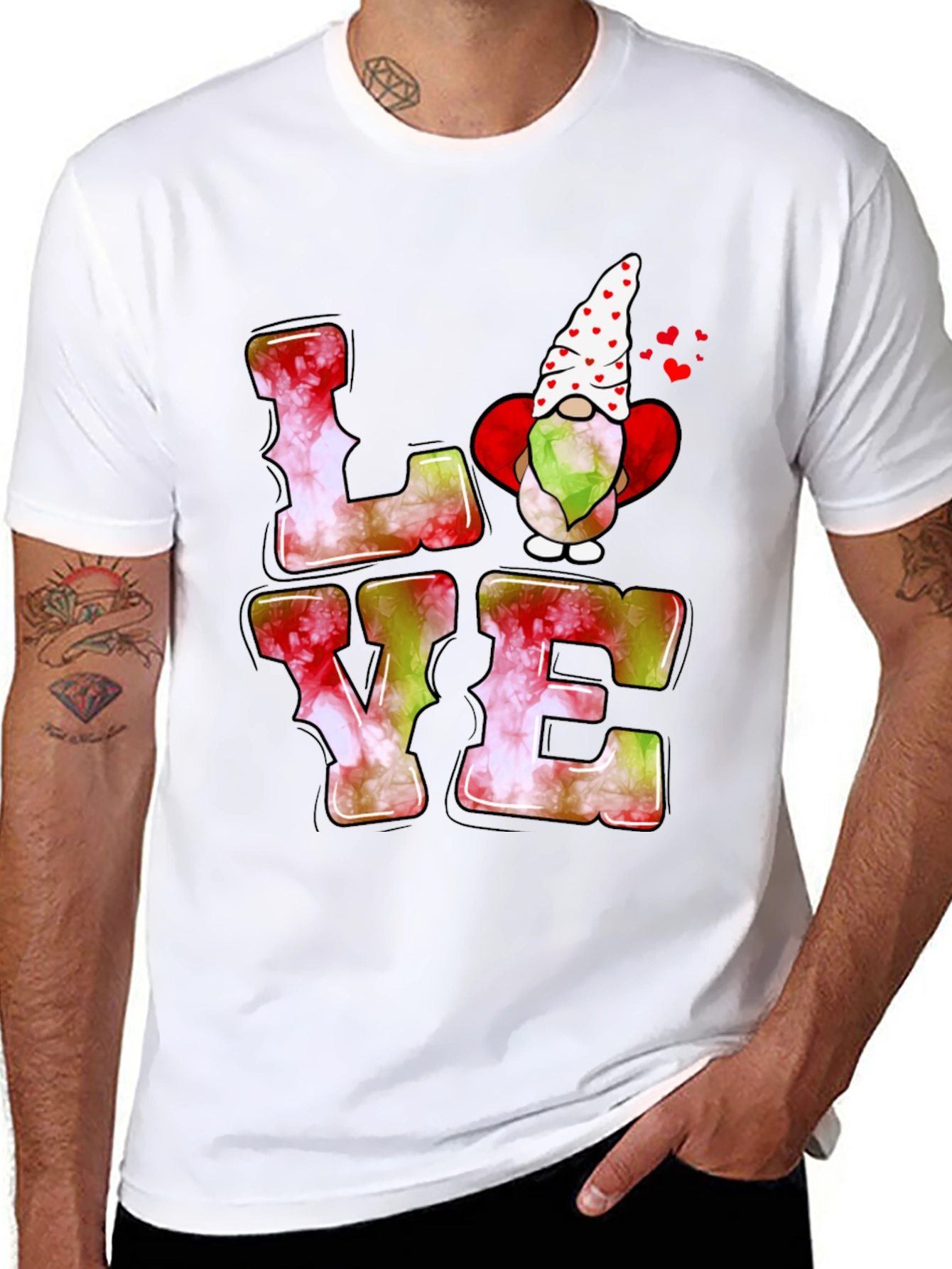 LOVE Gnome T-Shirt - Valentines Day Apparel