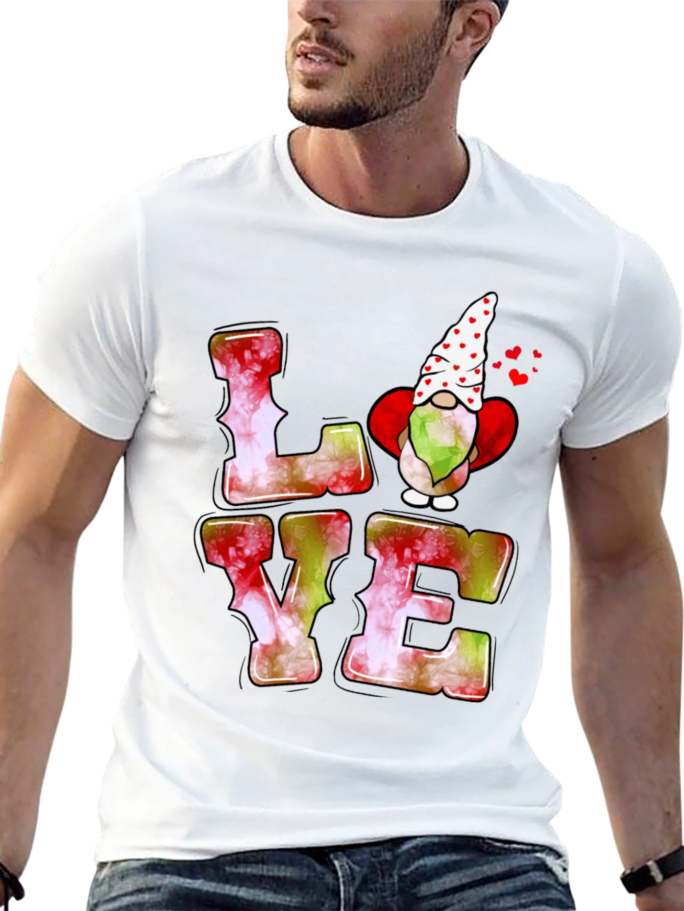 LOVE Gnome T-Shirt - Valentines Day Apparel