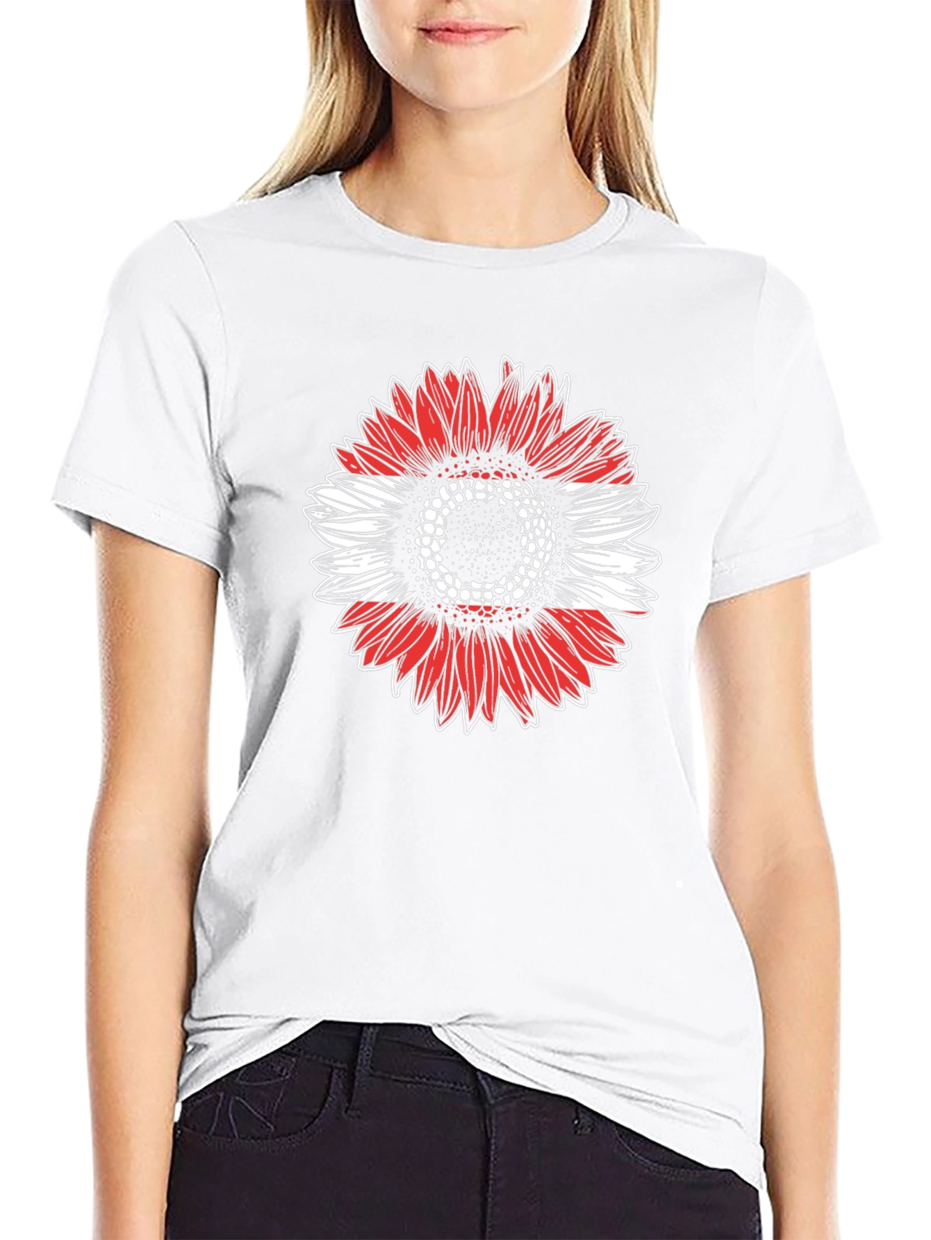 Sunflower Flag Graphic Tee