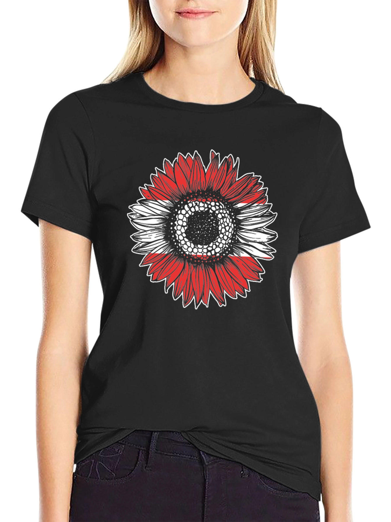 Sunflower Flag Graphic Tee