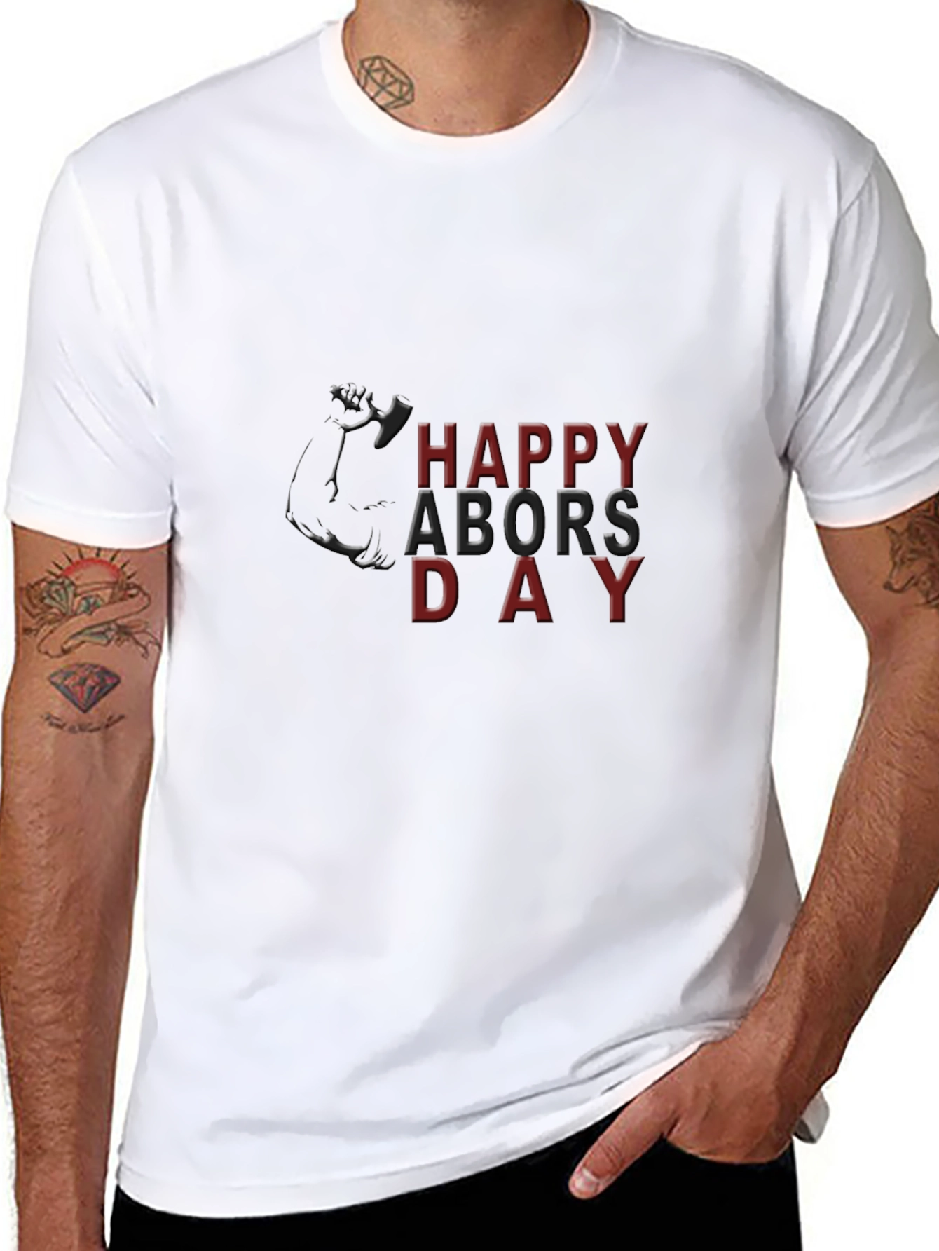 Happy Labors Day Black T-Shirt