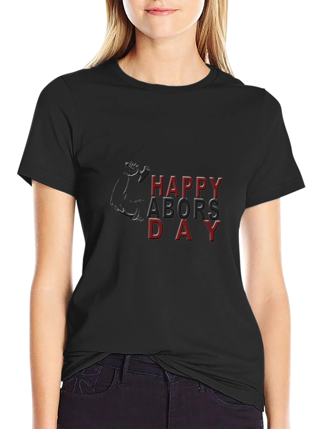 Happy Labors Day Black T-Shirt