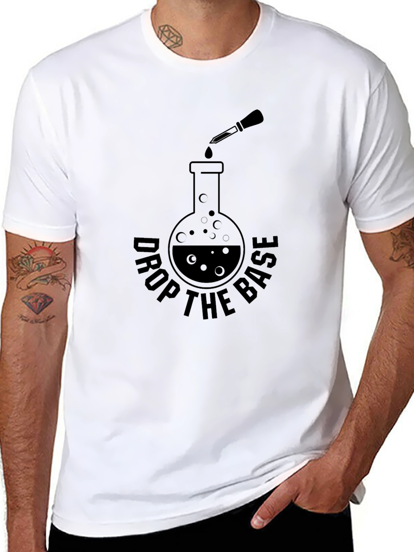 Drop the Base Science T-Shirt - Black