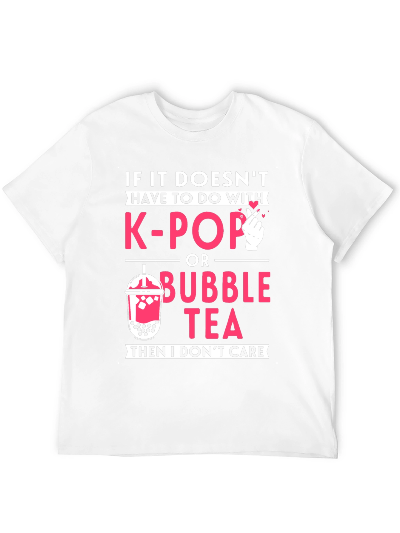 K-Pop & Bubble Tea T-Shirt - Funny Novelty Tee