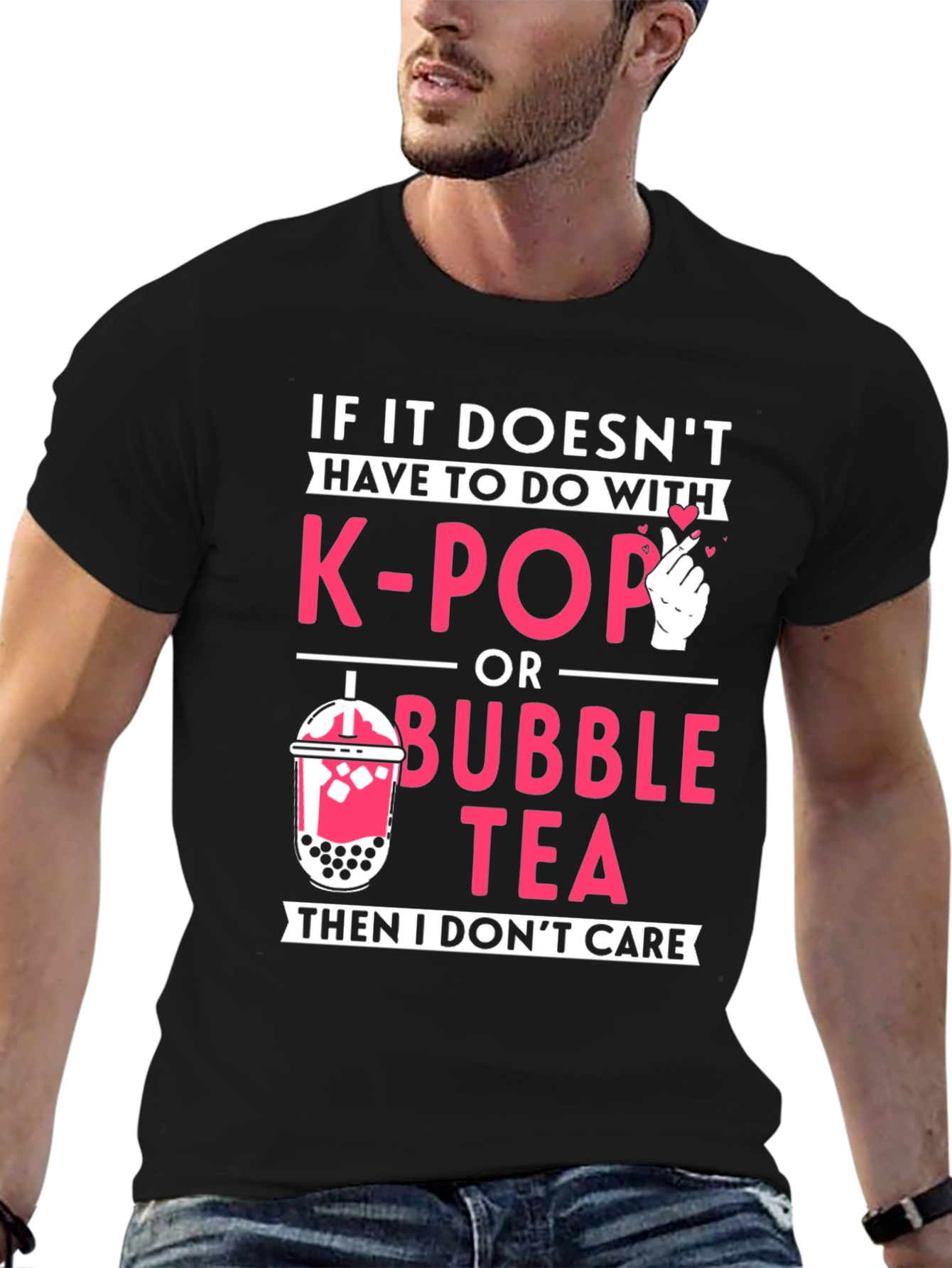 K-Pop & Bubble Tea T-Shirt - Funny Novelty Tee
