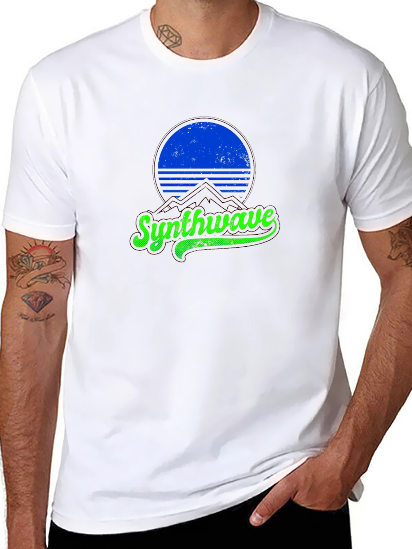 Synthwave Style Graphic Tee
