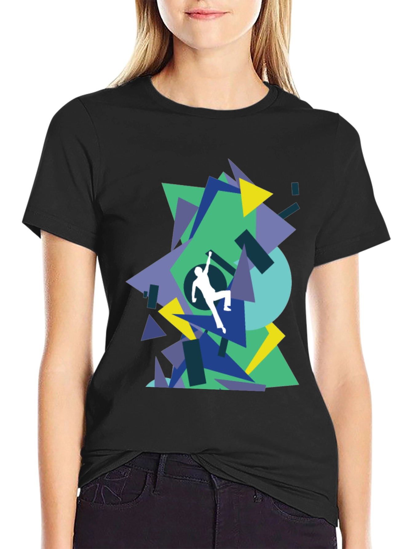 Geometric Climbing T-Shirt