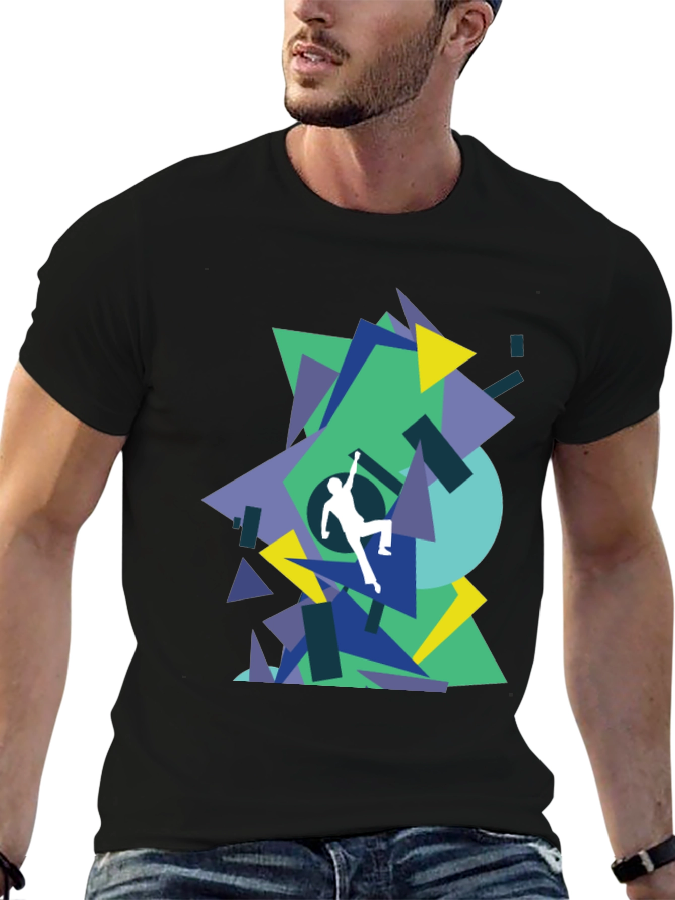 Geometric Climbing T-Shirt