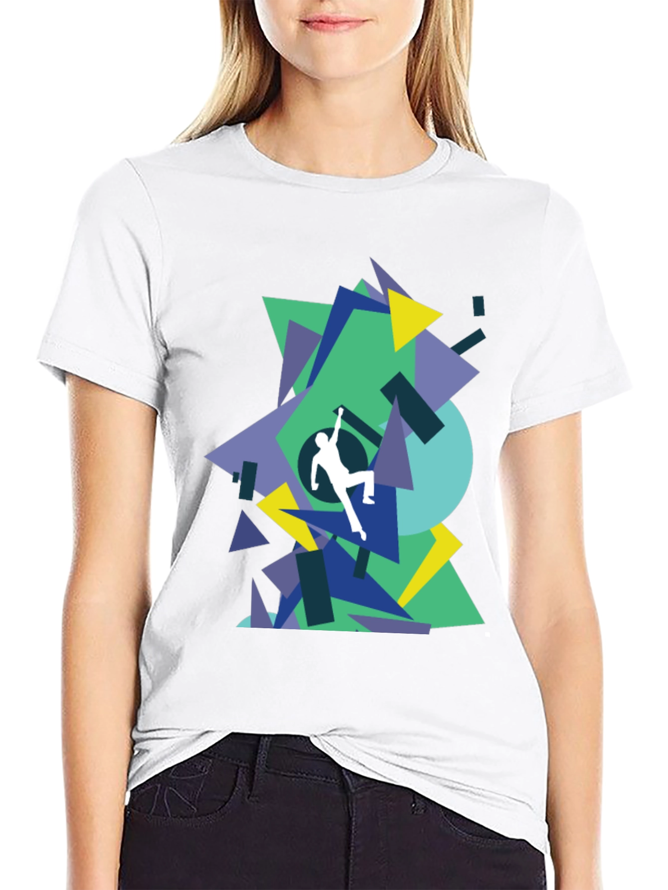 Geometric Climbing T-Shirt