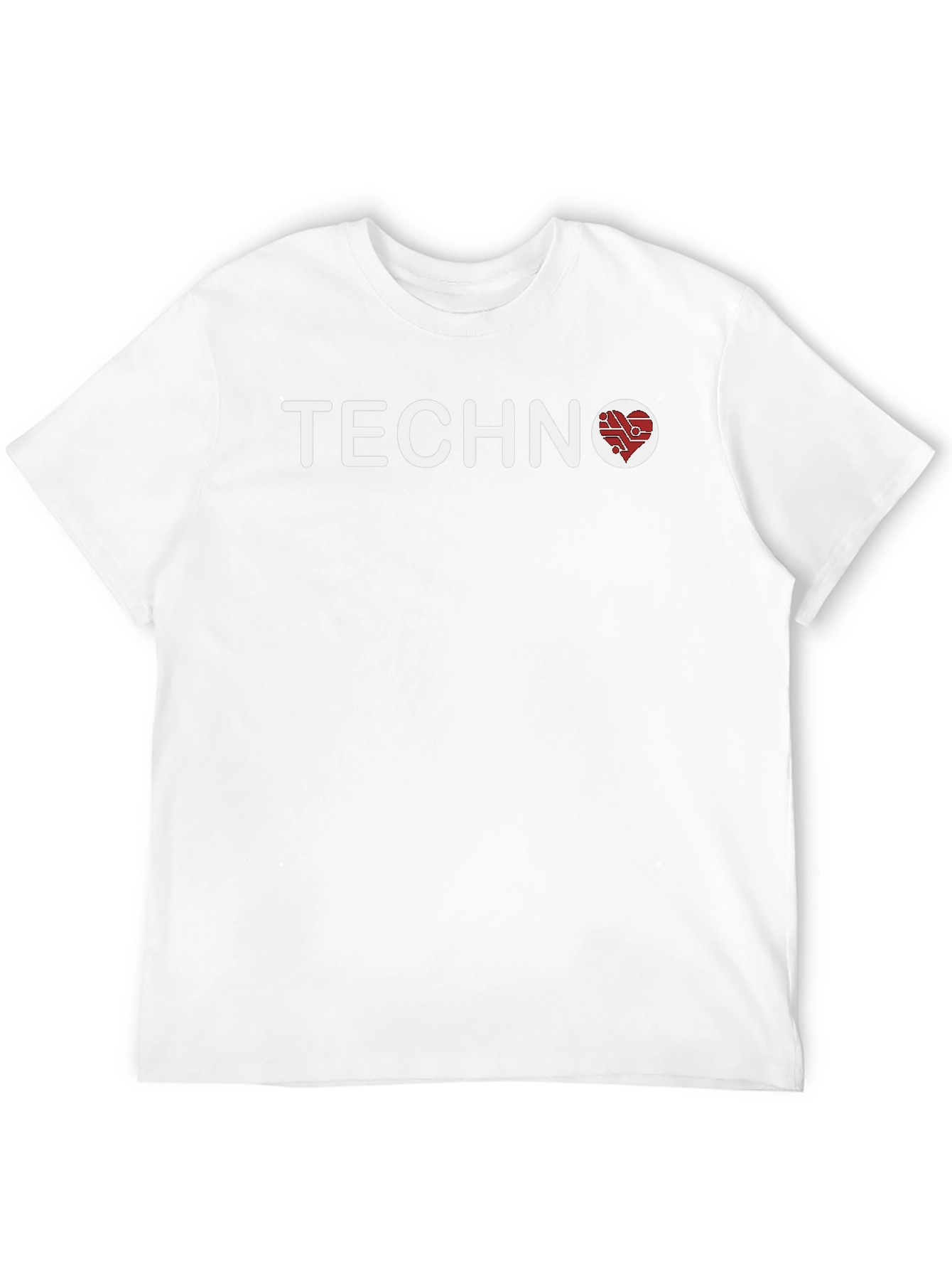Techno Heart T-Shirt - Circuit Board Love