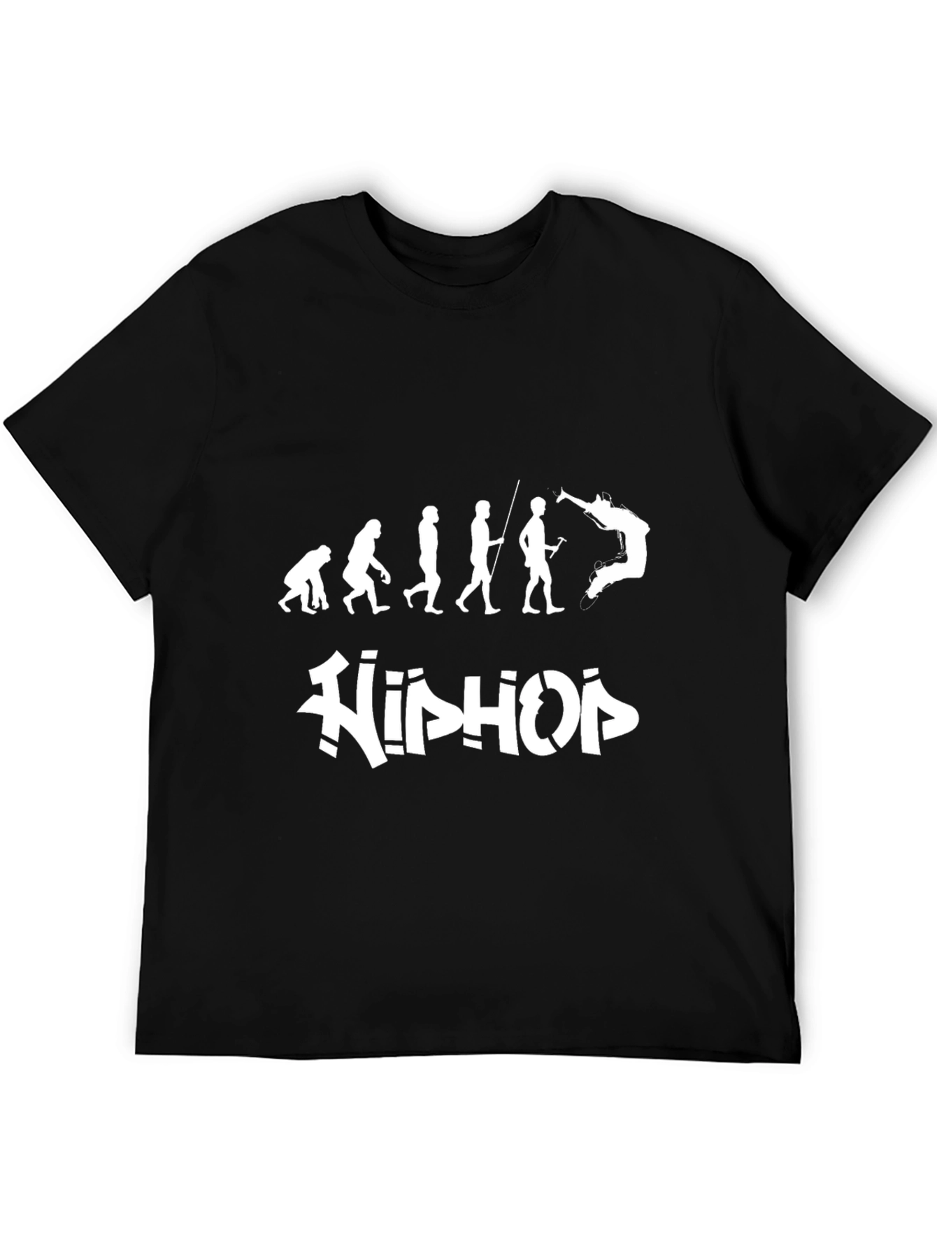 Hip Hop Evolution T-Shirt - Cool Black Graphic Tee