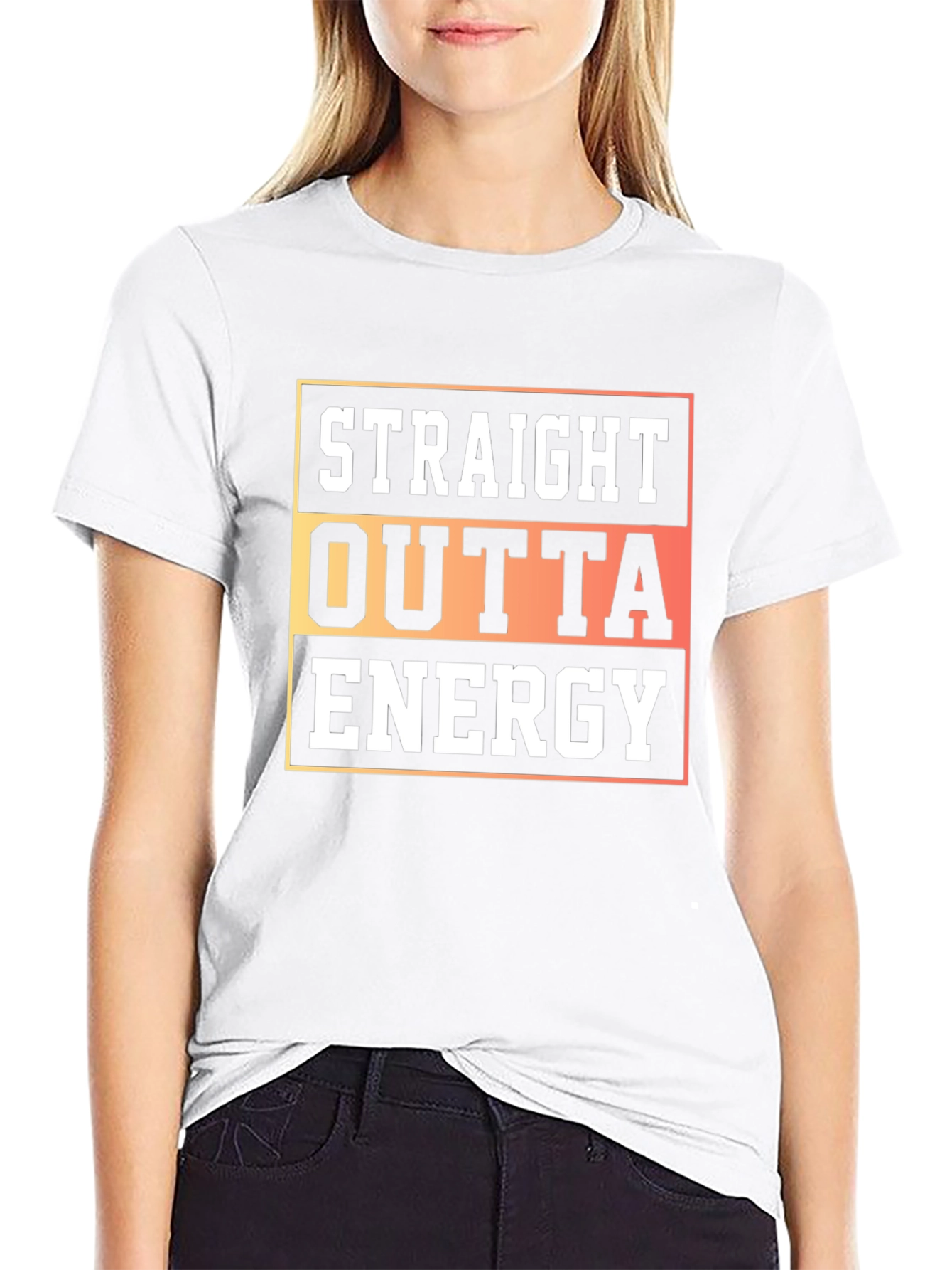 Straight Outta Energy Graphic T-Shirt