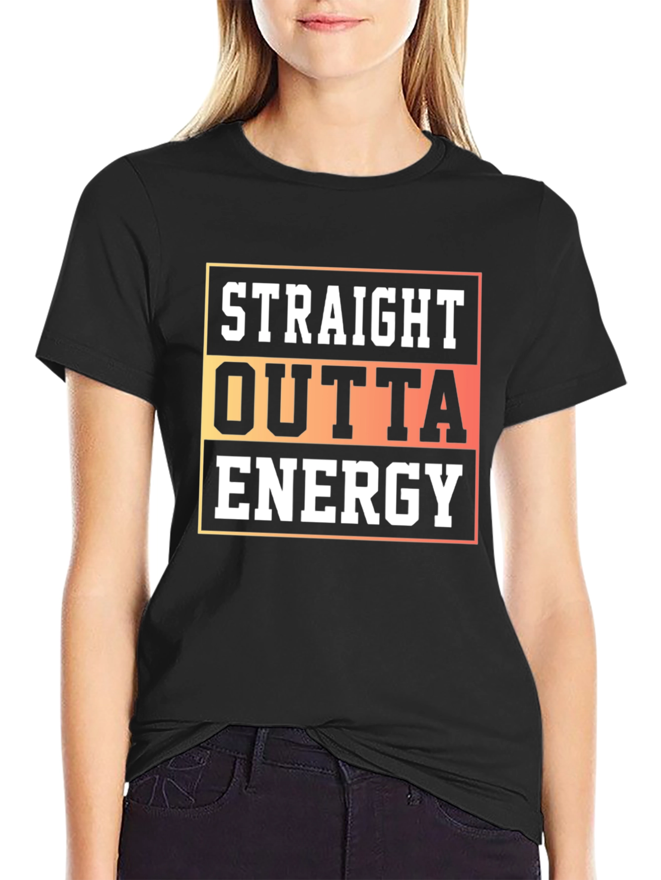 Straight Outta Energy Graphic T-Shirt