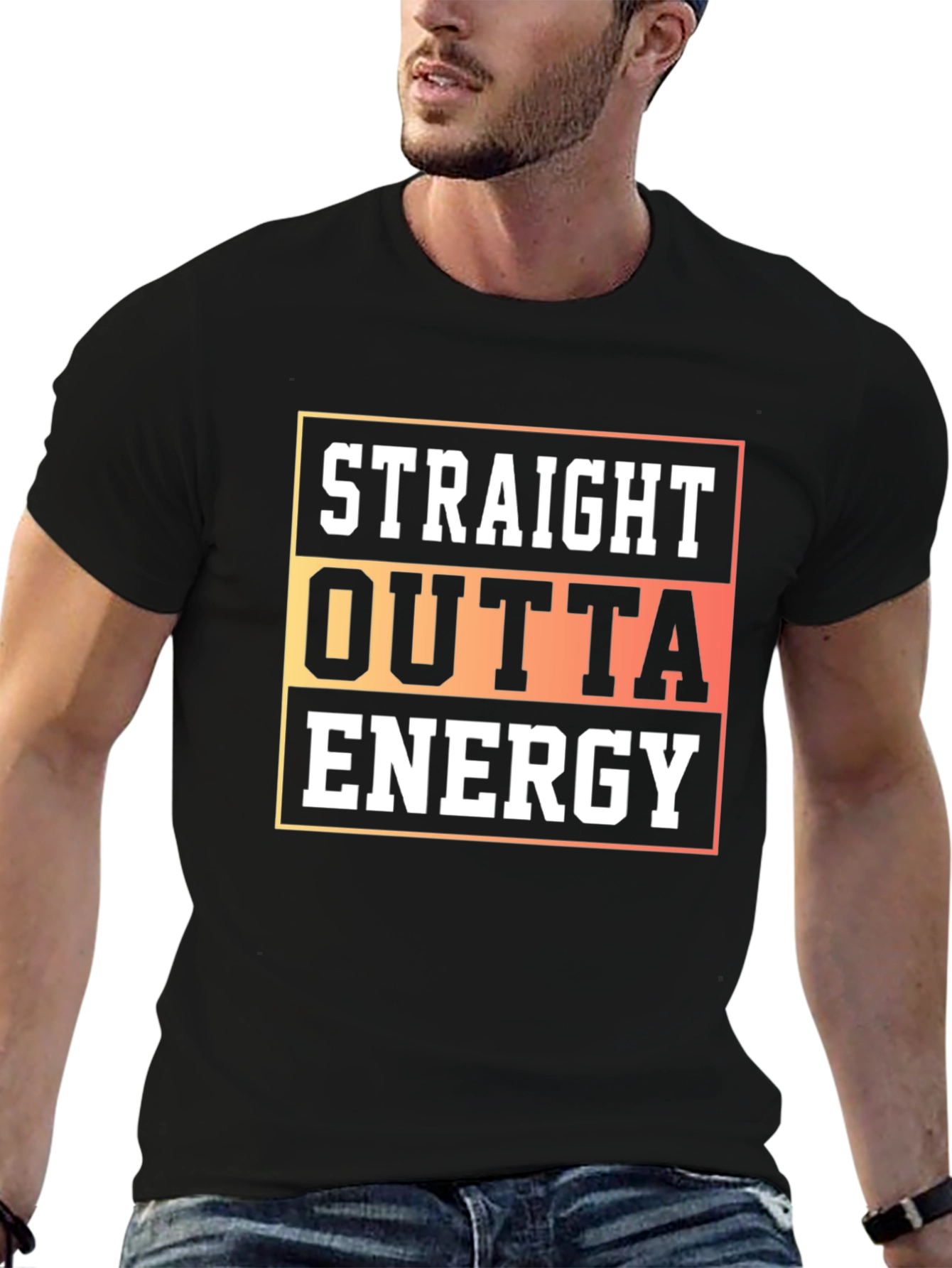 Straight Outta Energy Graphic T-Shirt
