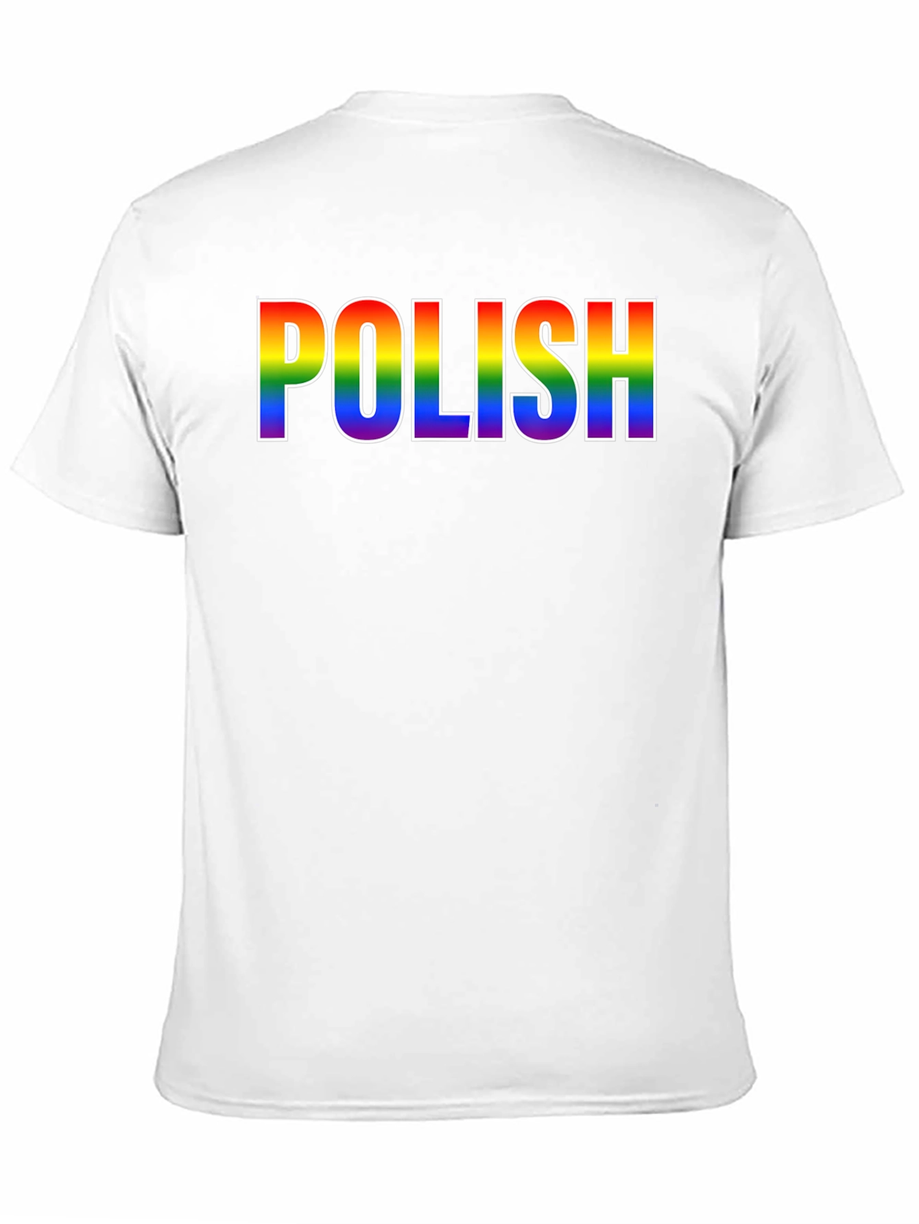 Rainbow Polish Pride Black T-Shirt