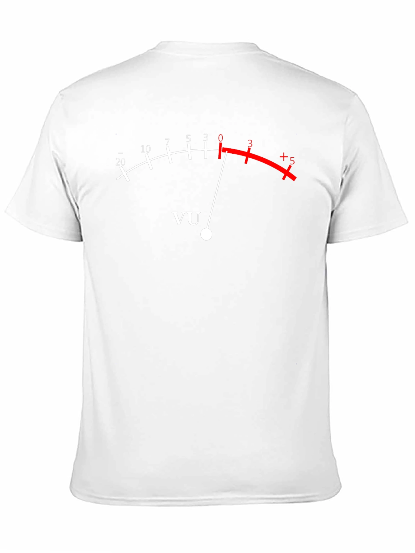 VU Meter Graphic T-Shirt - Black