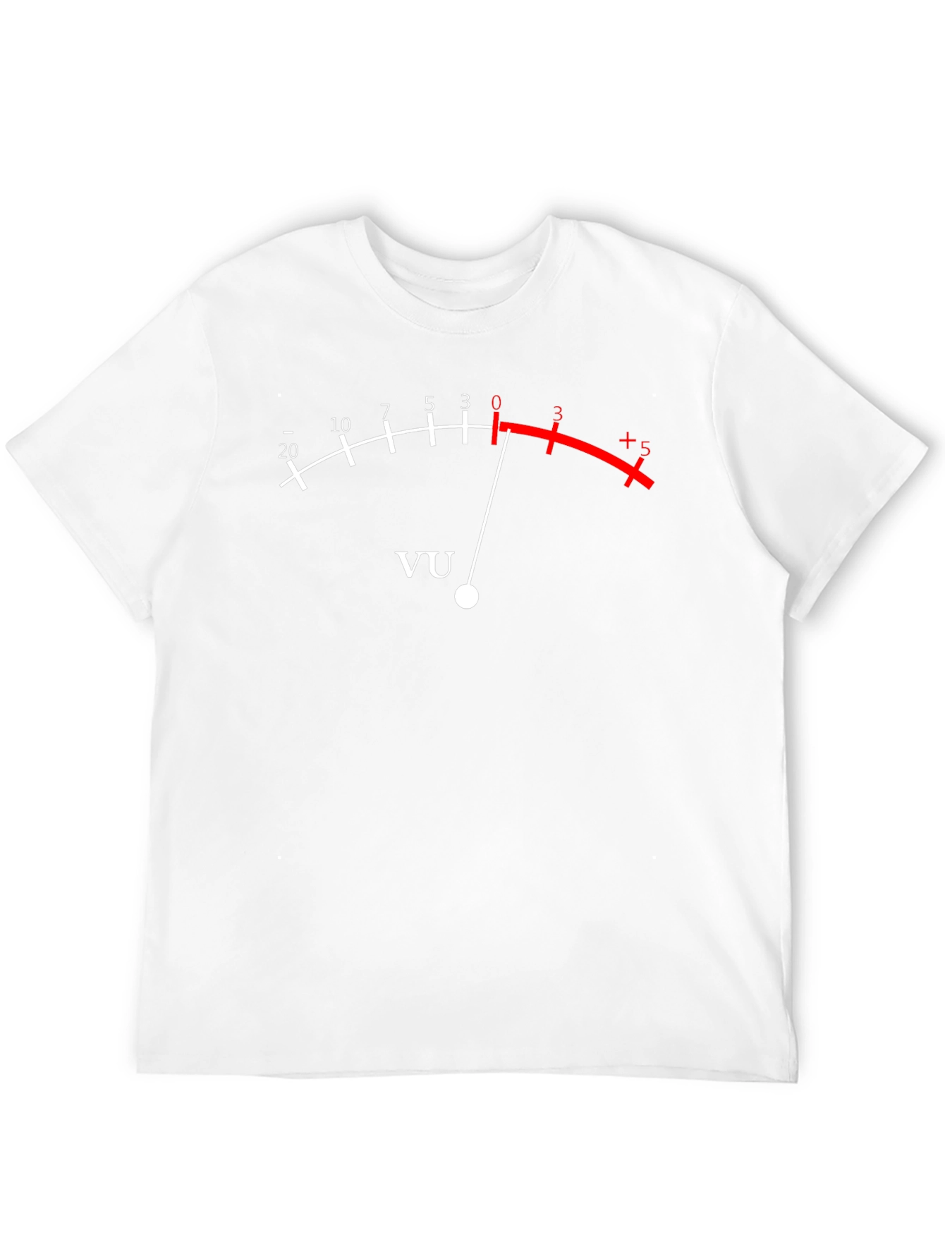 VU Meter Graphic T-Shirt - Black