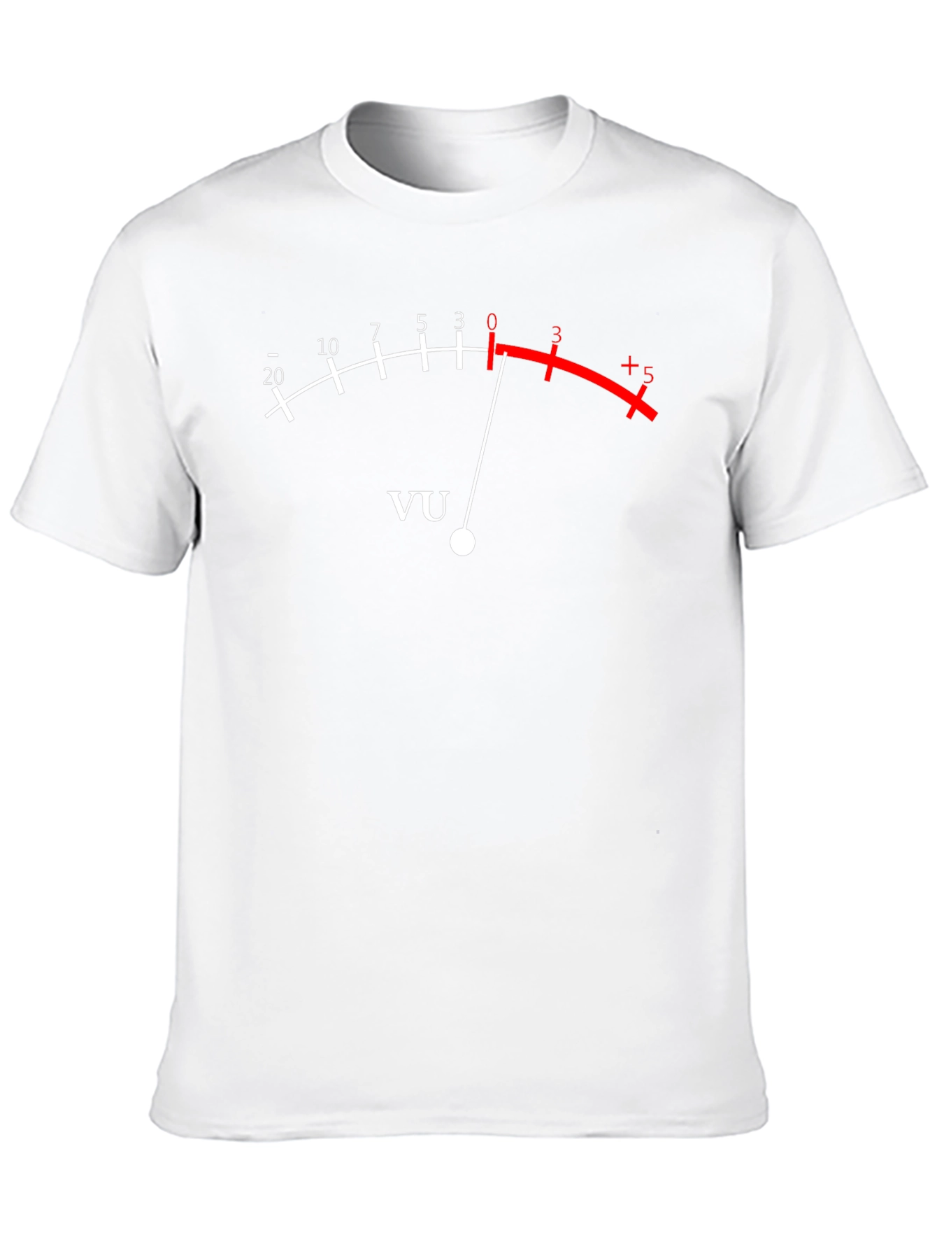 VU Meter Graphic T-Shirt - Black