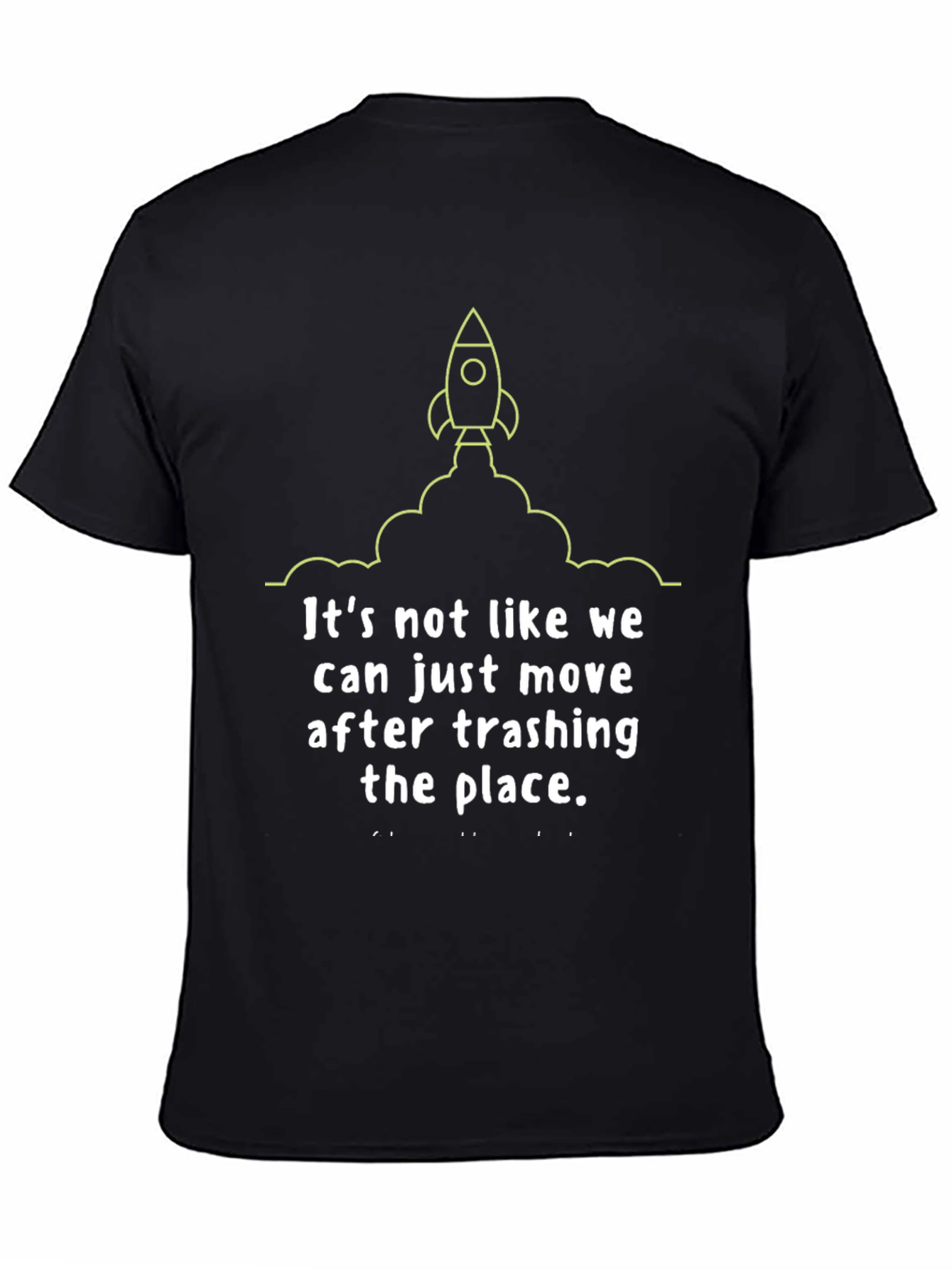 Rocket Trash the Place Graphic Tee