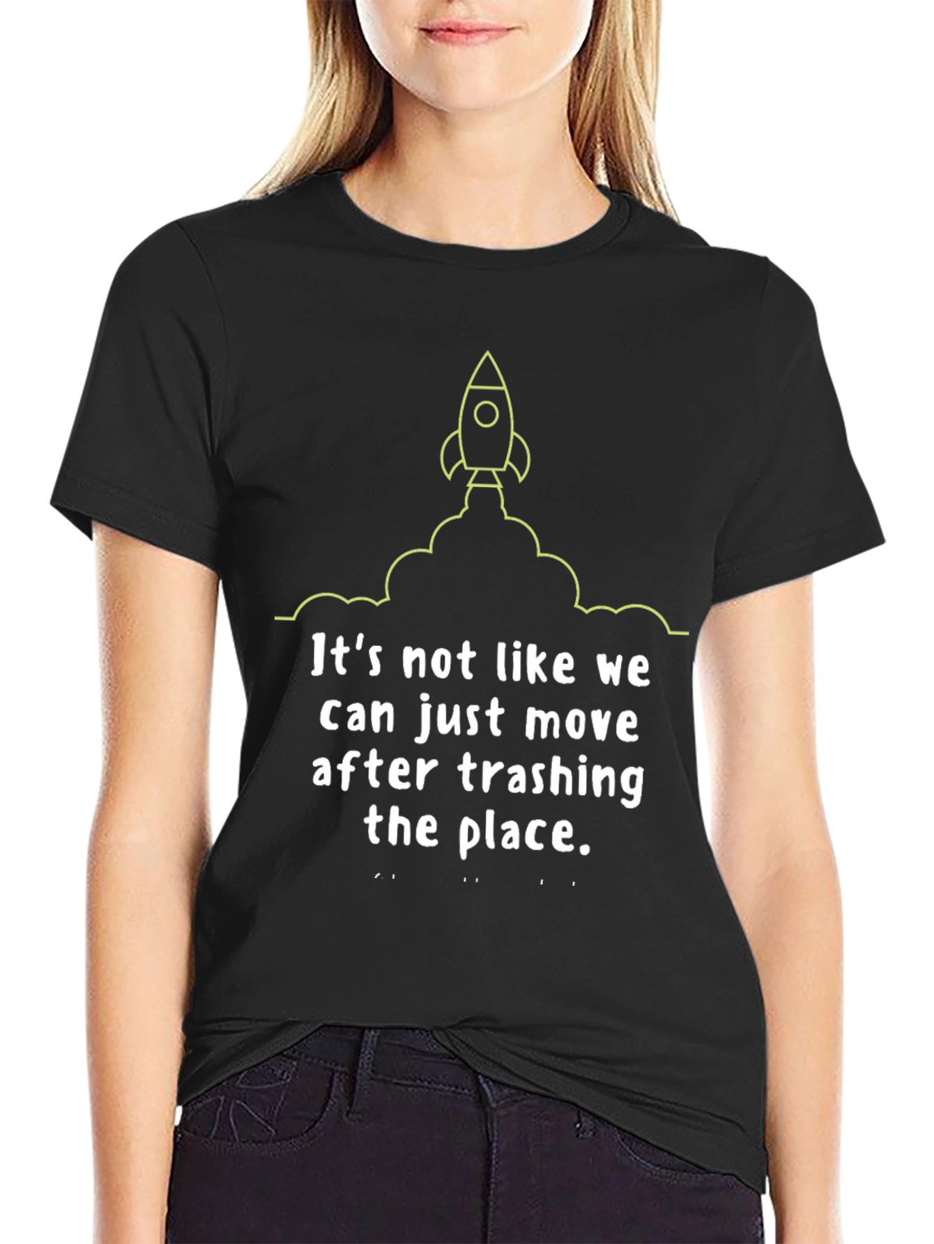 Rocket Trash the Place Graphic Tee