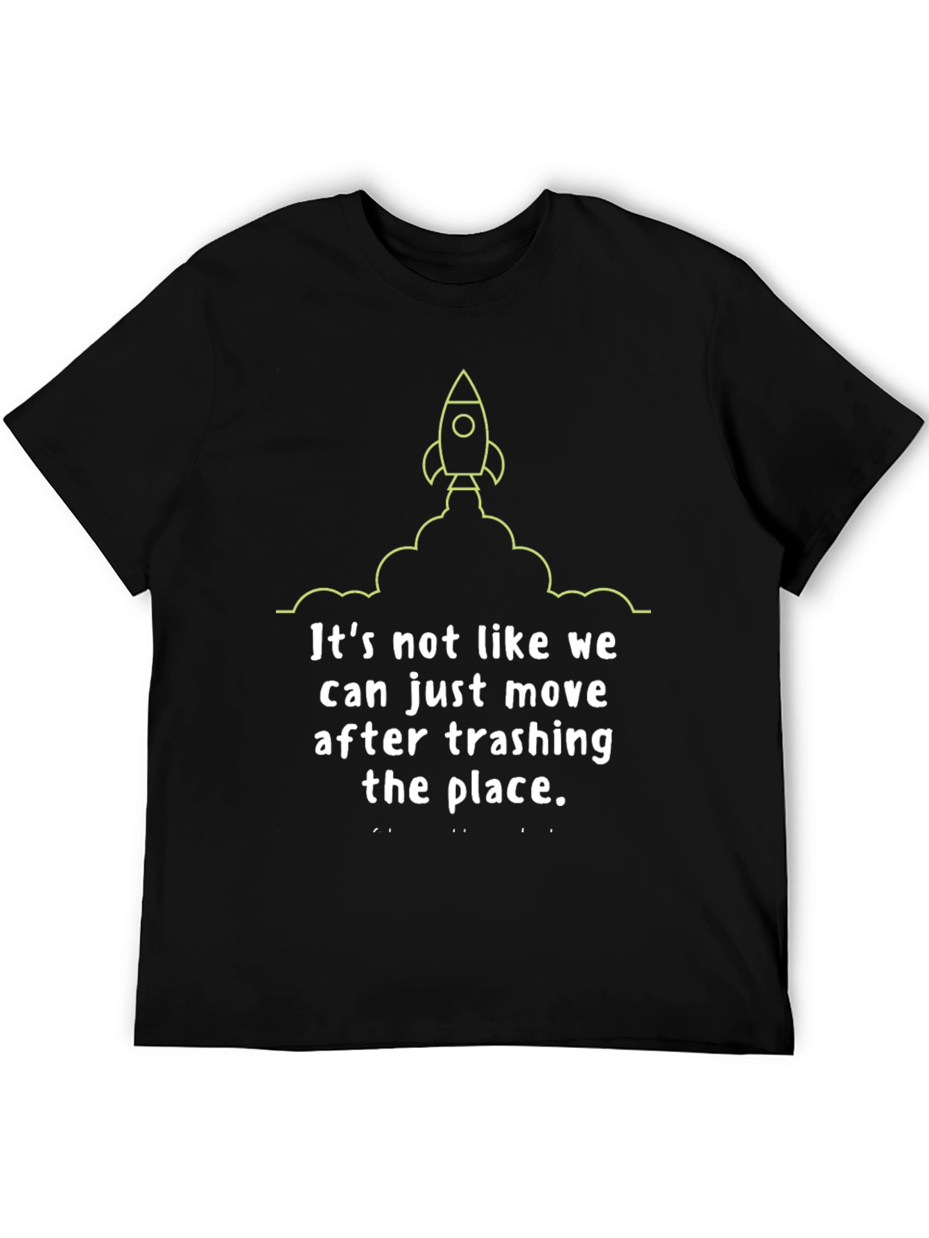 Rocket Trash the Place Graphic Tee
