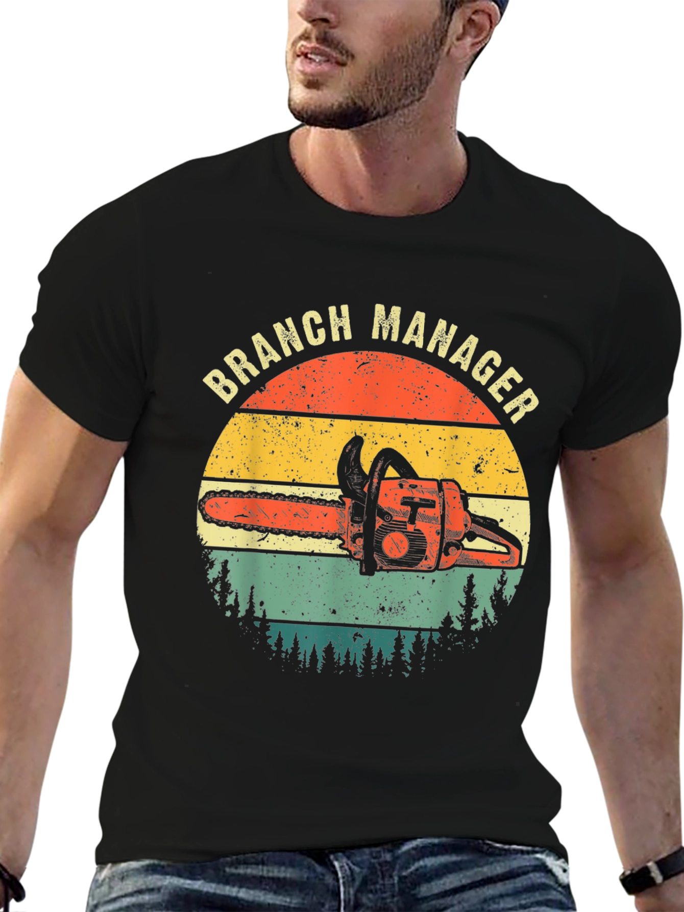Branch Manager T-Shirt - Chainsaw Graphic Tee