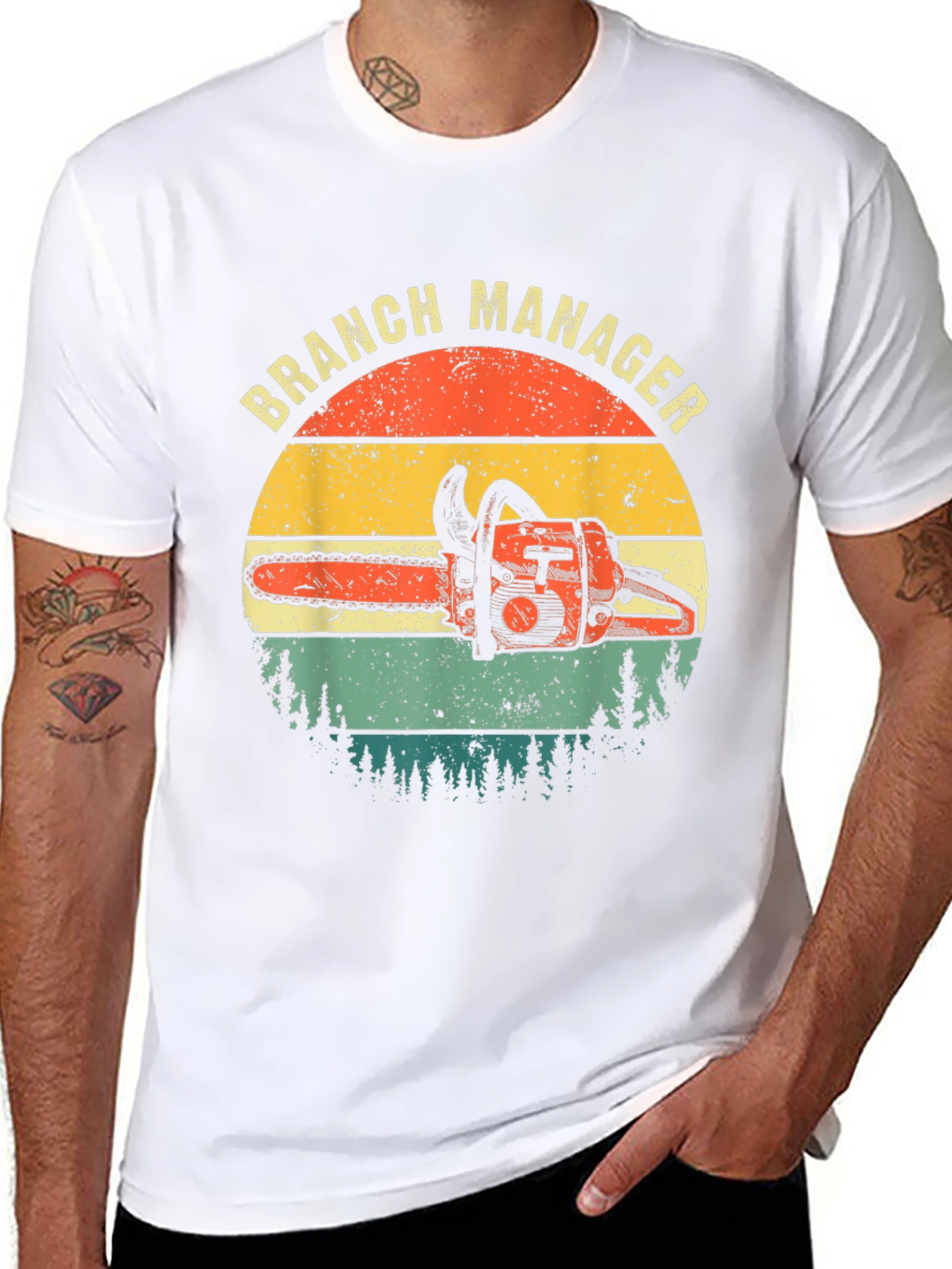 Branch Manager T-Shirt - Chainsaw Graphic Tee