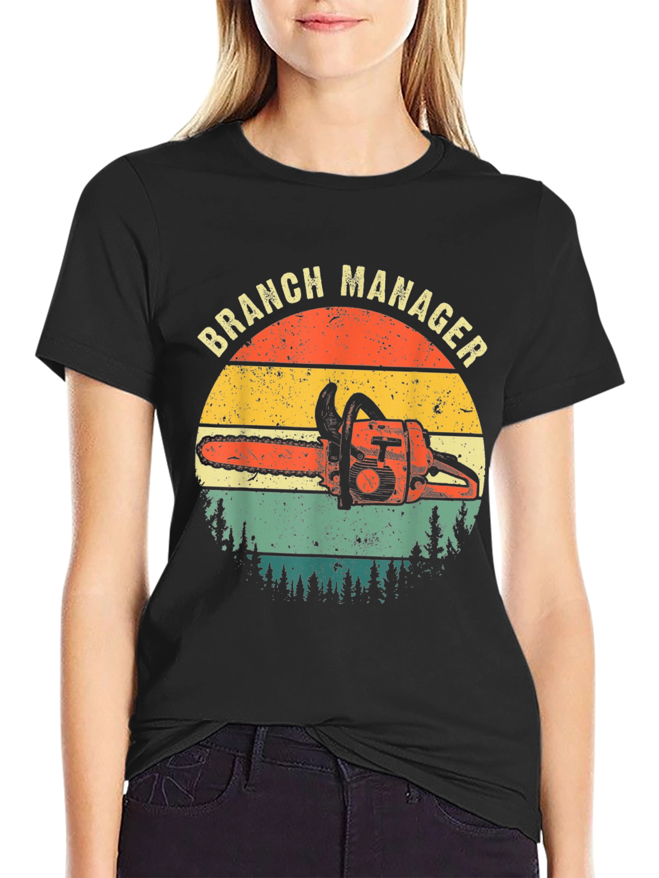 Branch Manager T-Shirt - Chainsaw Graphic Tee