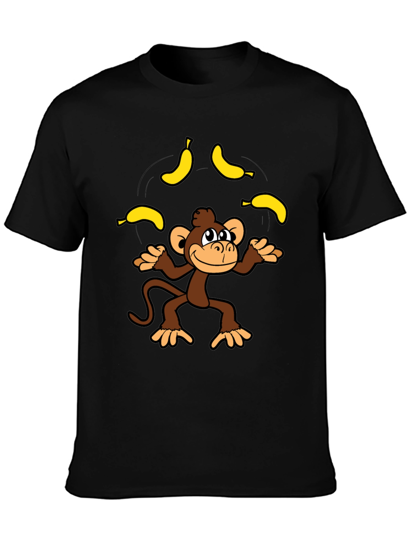 Monkey Juggling Bananas Graphic Tee