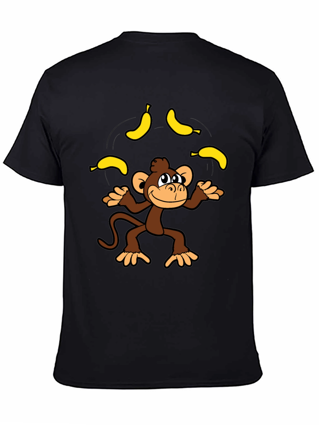 Monkey Juggling Bananas Graphic Tee
