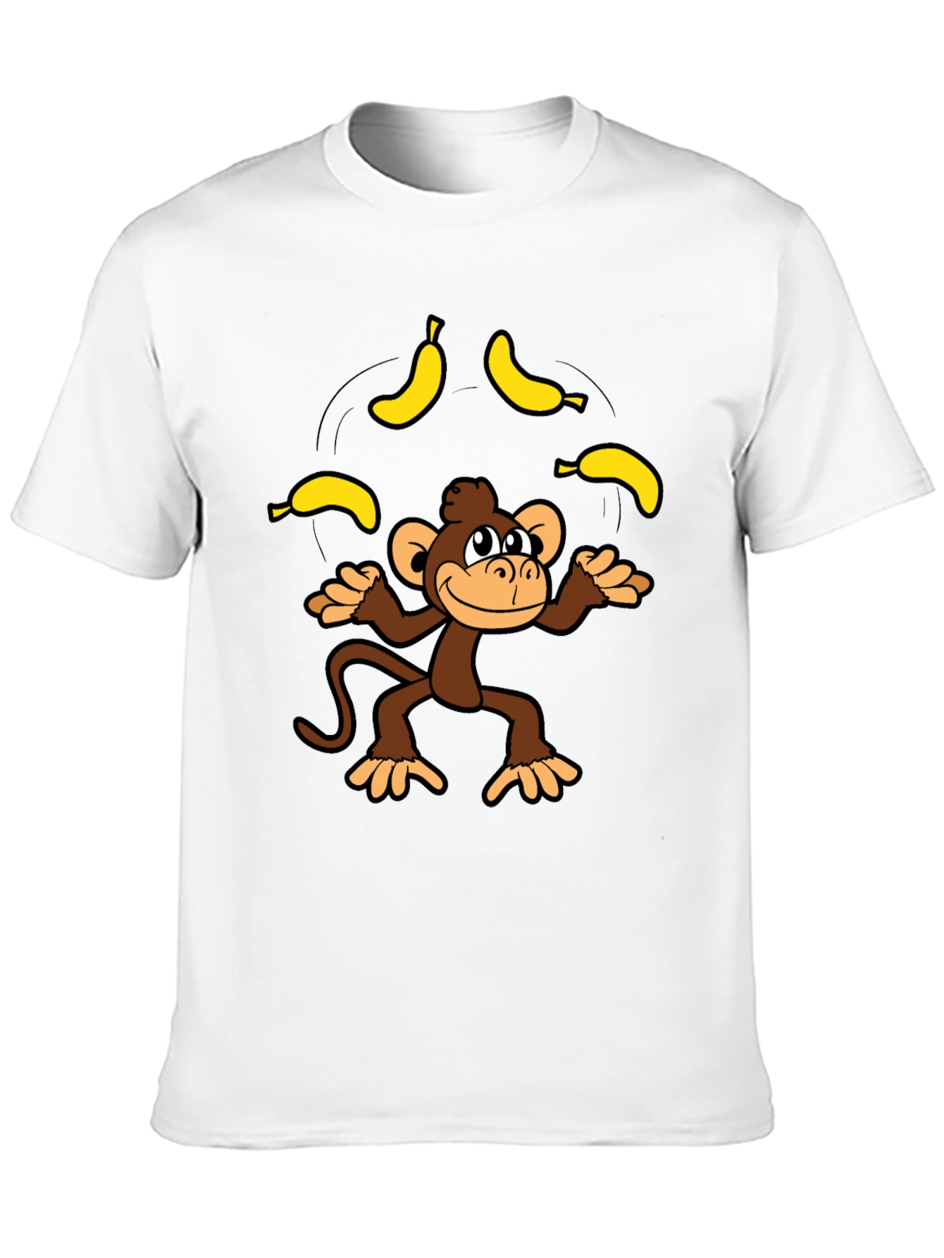Monkey Juggling Bananas Graphic Tee