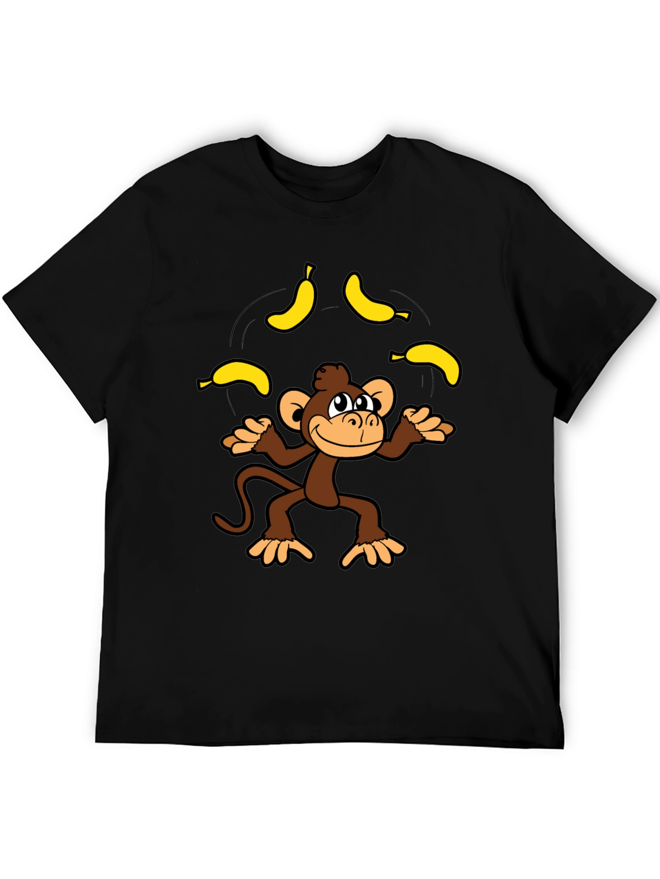 Monkey Juggling Bananas Graphic Tee