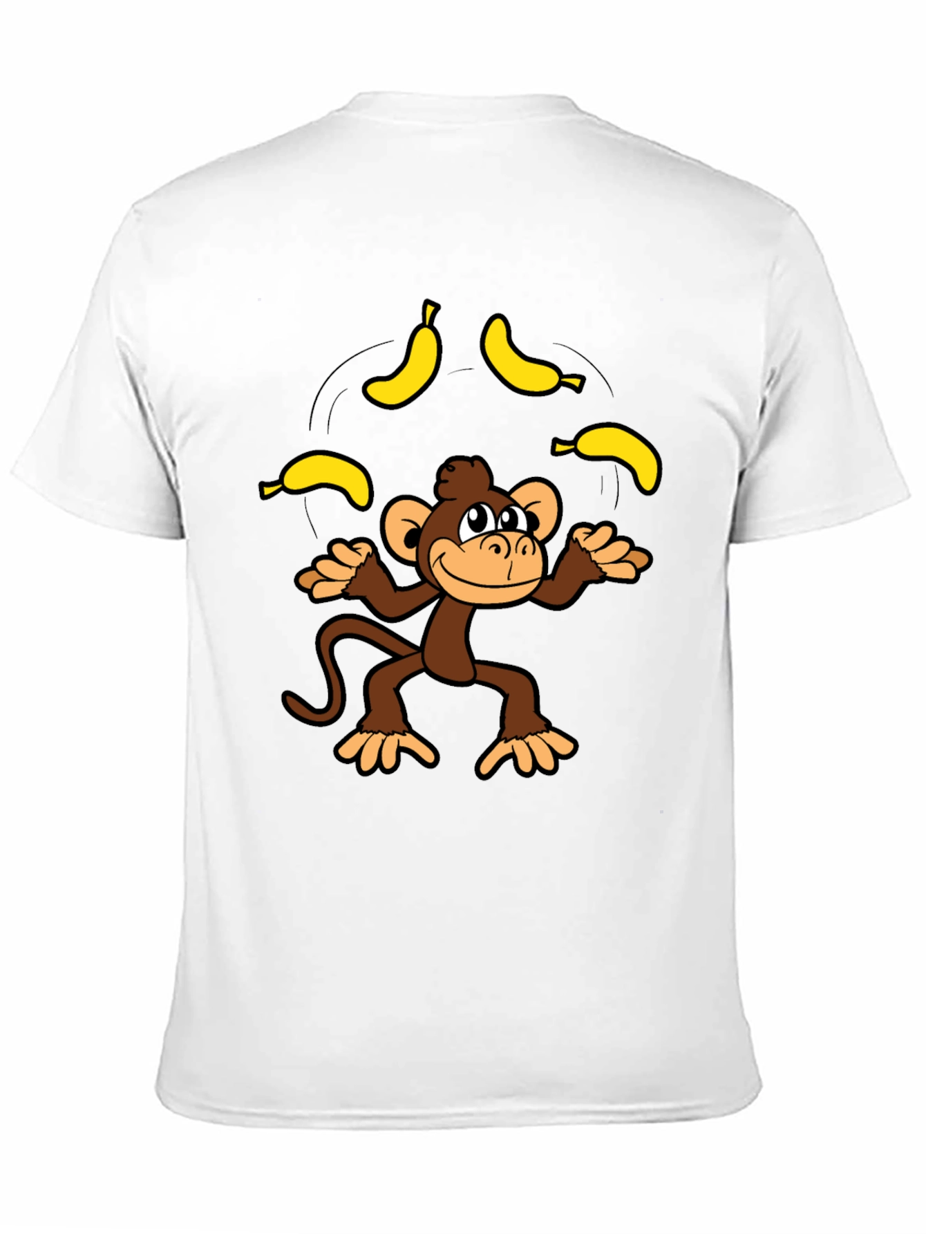 Monkey Juggling Bananas Graphic Tee