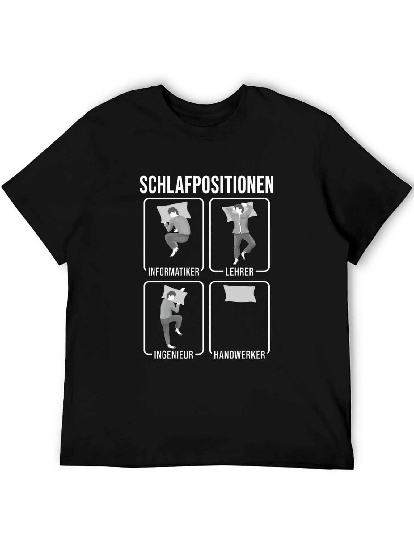 Schlafpositionen Occupation T-Shirt - Humorous Tee